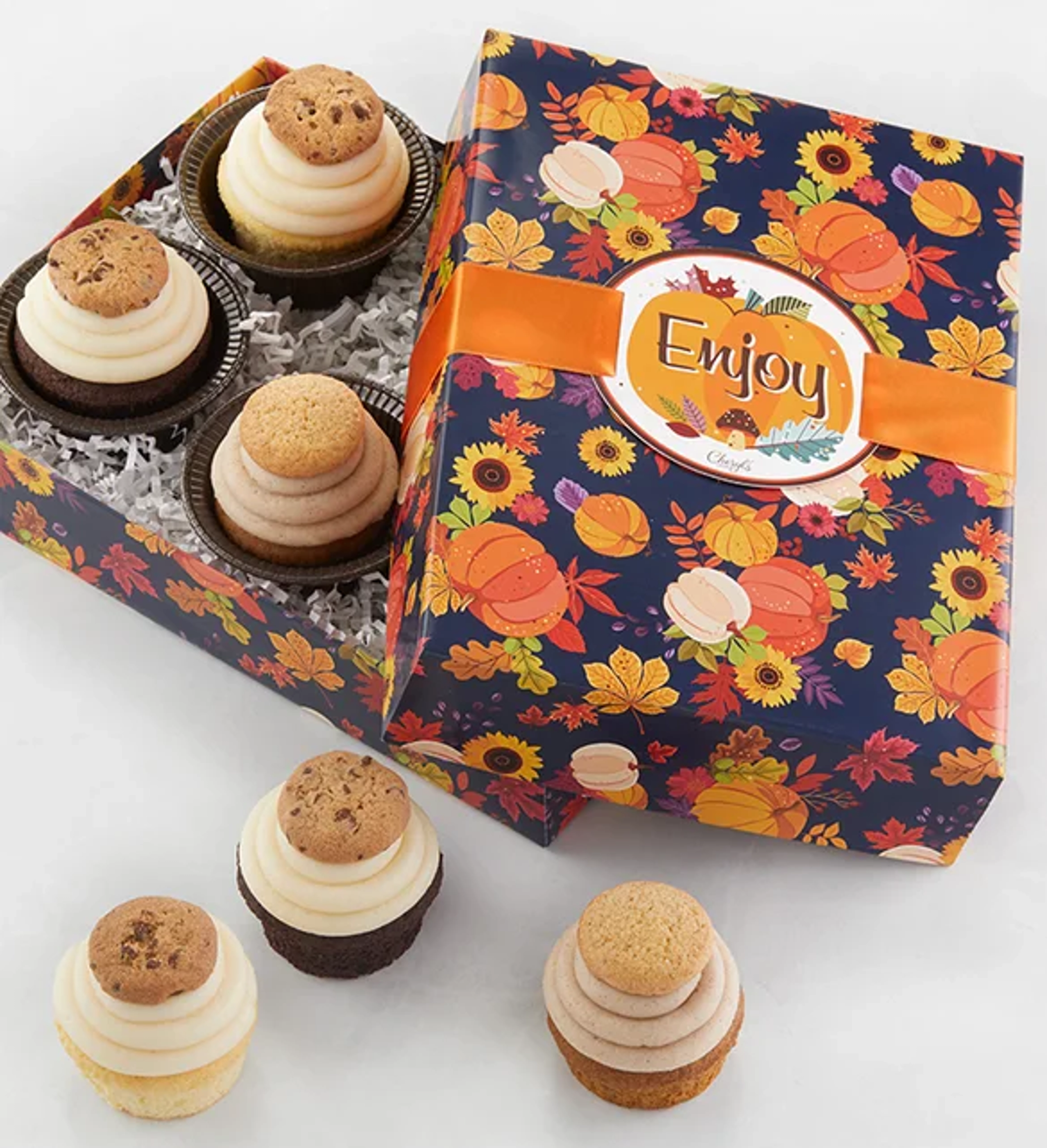 pumpkin spice gifts fall cupcakes