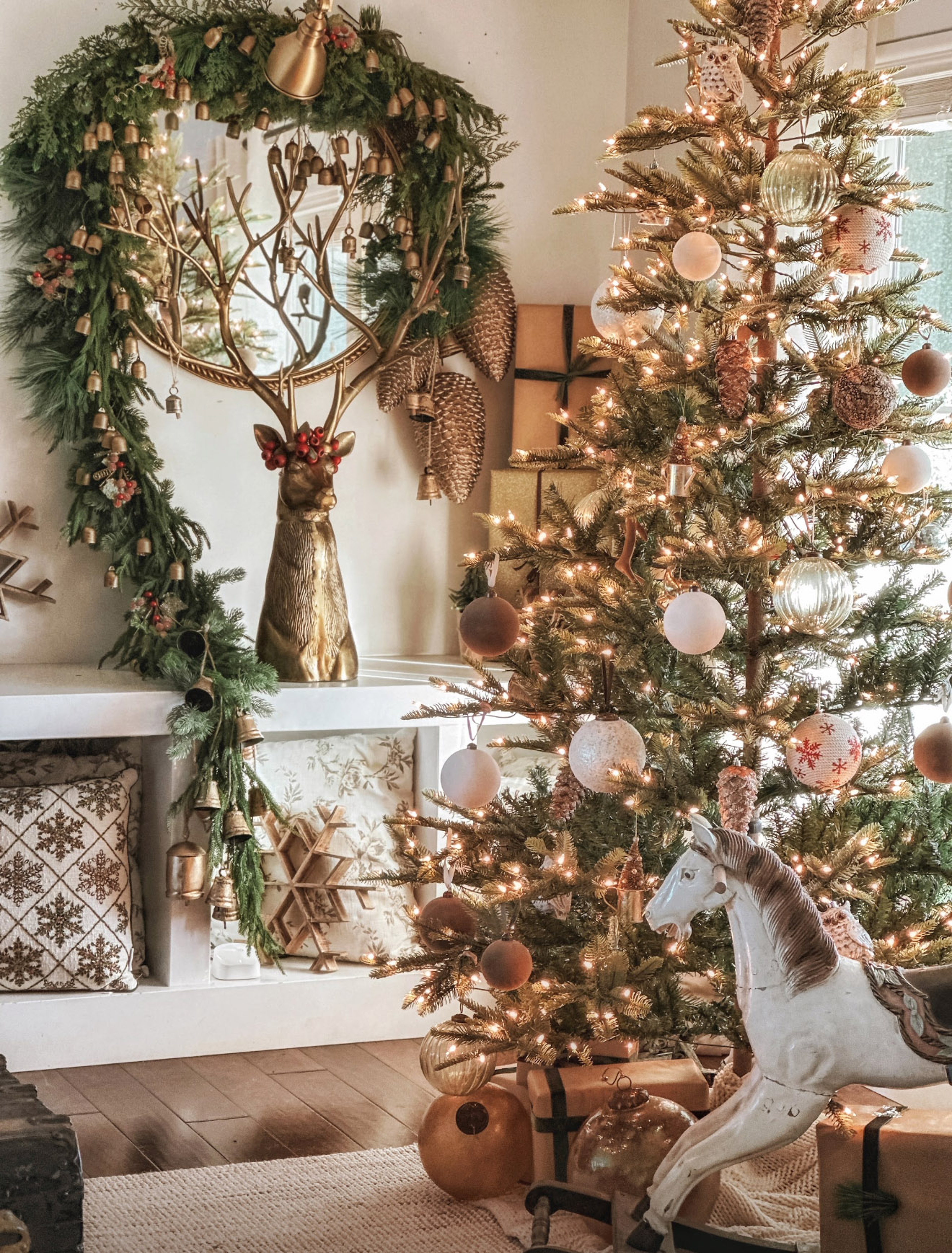 christmas tree decorating ideas nordic woodland