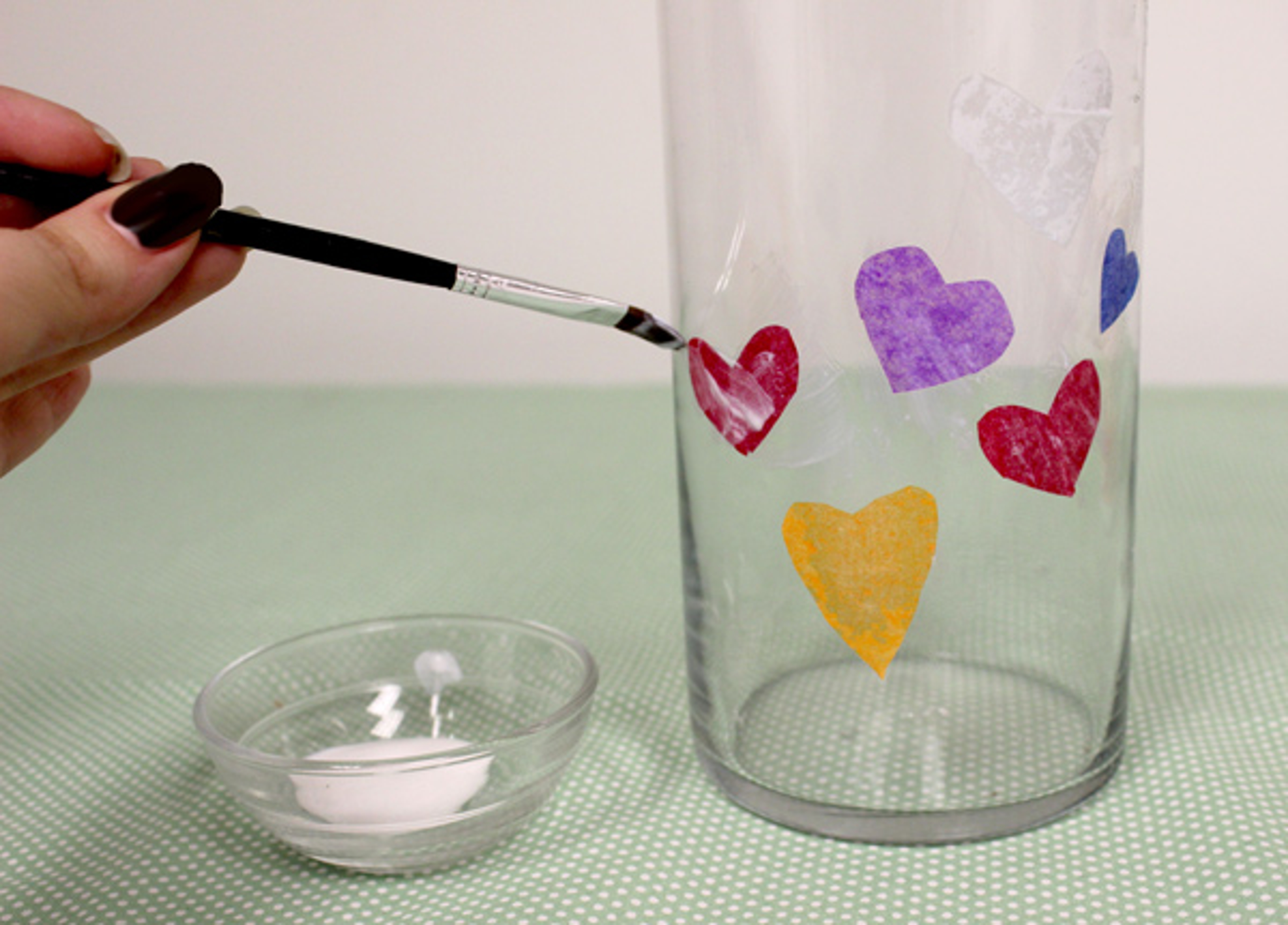 Mother's Day Craft for Kids DIY Photo Vase Paint