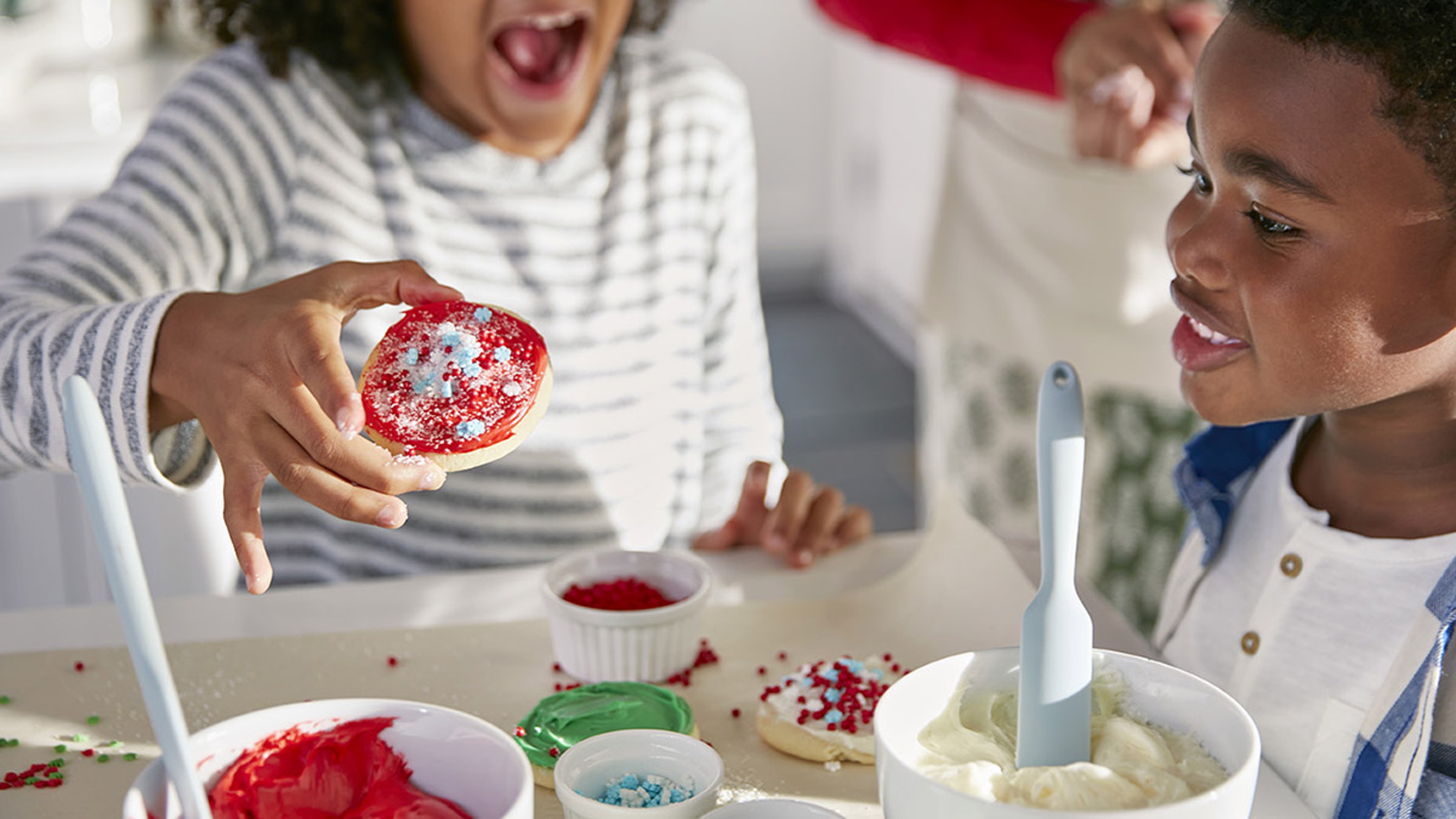 holiday cookie decorating