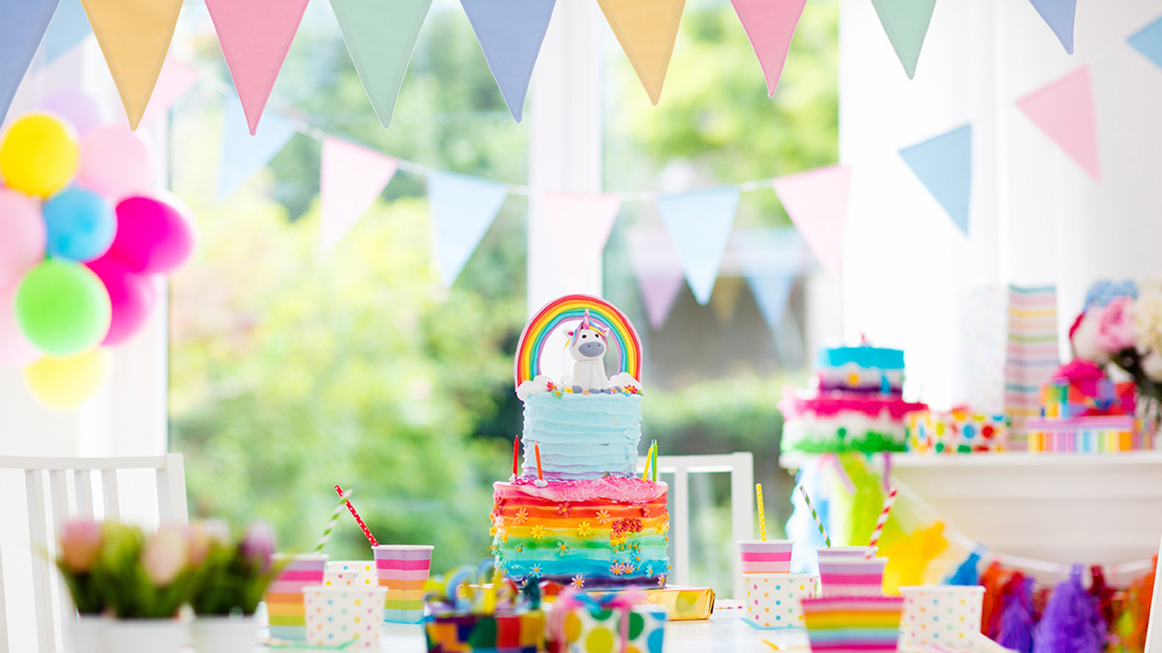 spring birthday party ideas pastel birthday table