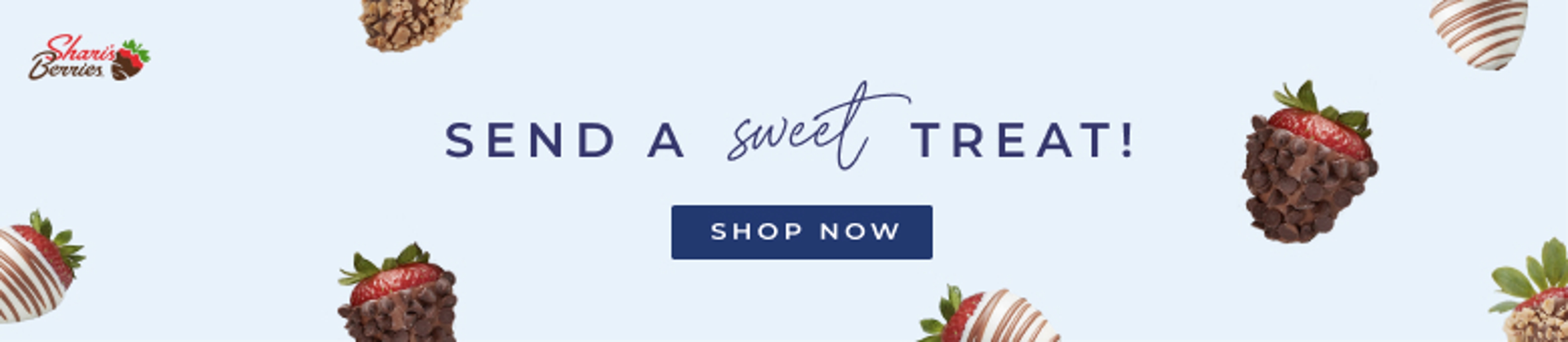 Send a Sweet Treat Shari's Berries Banner Ad