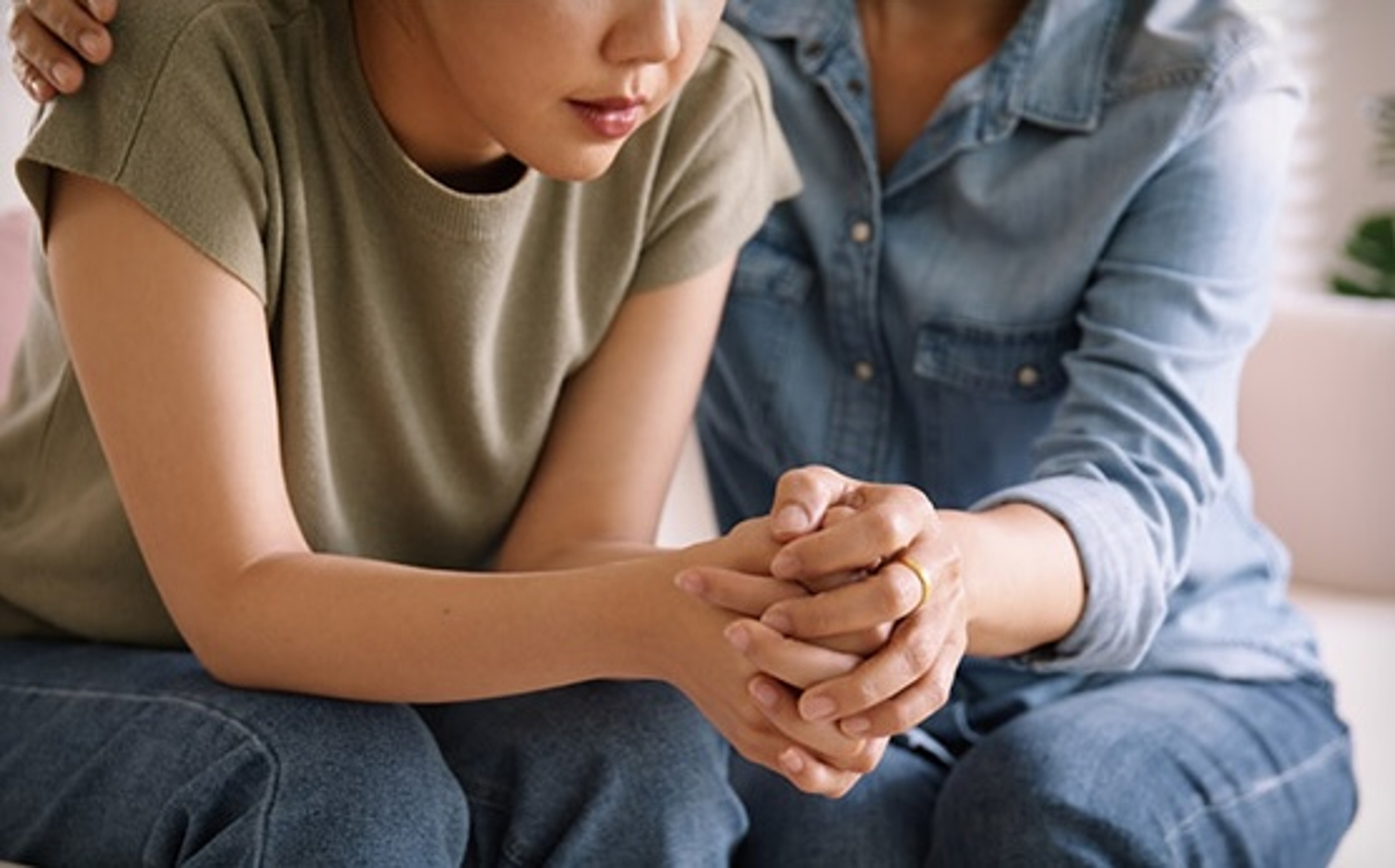 grief lessons holing hands photo