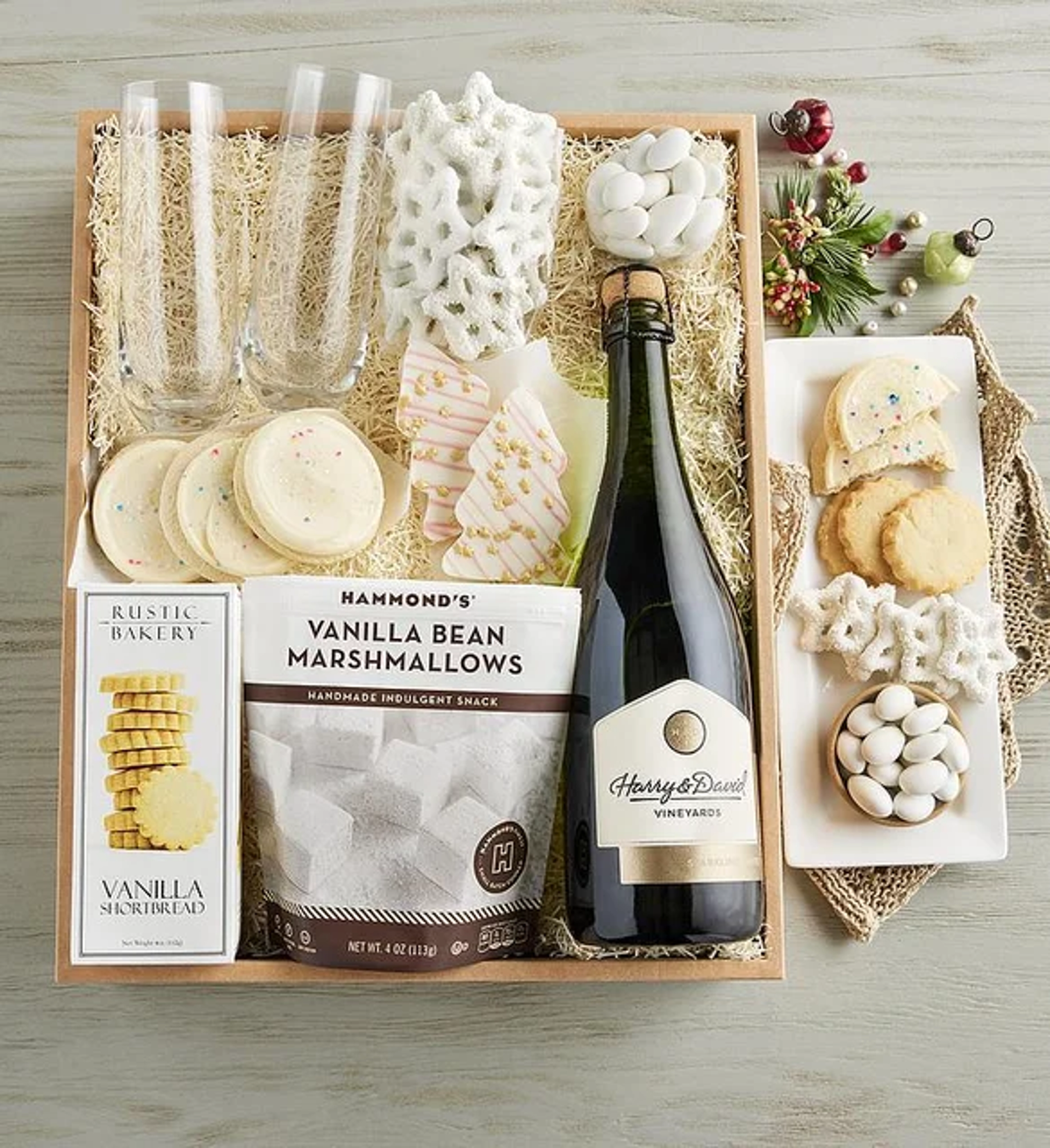 best wine basket ideas white christmas gift basket with sparkling wine