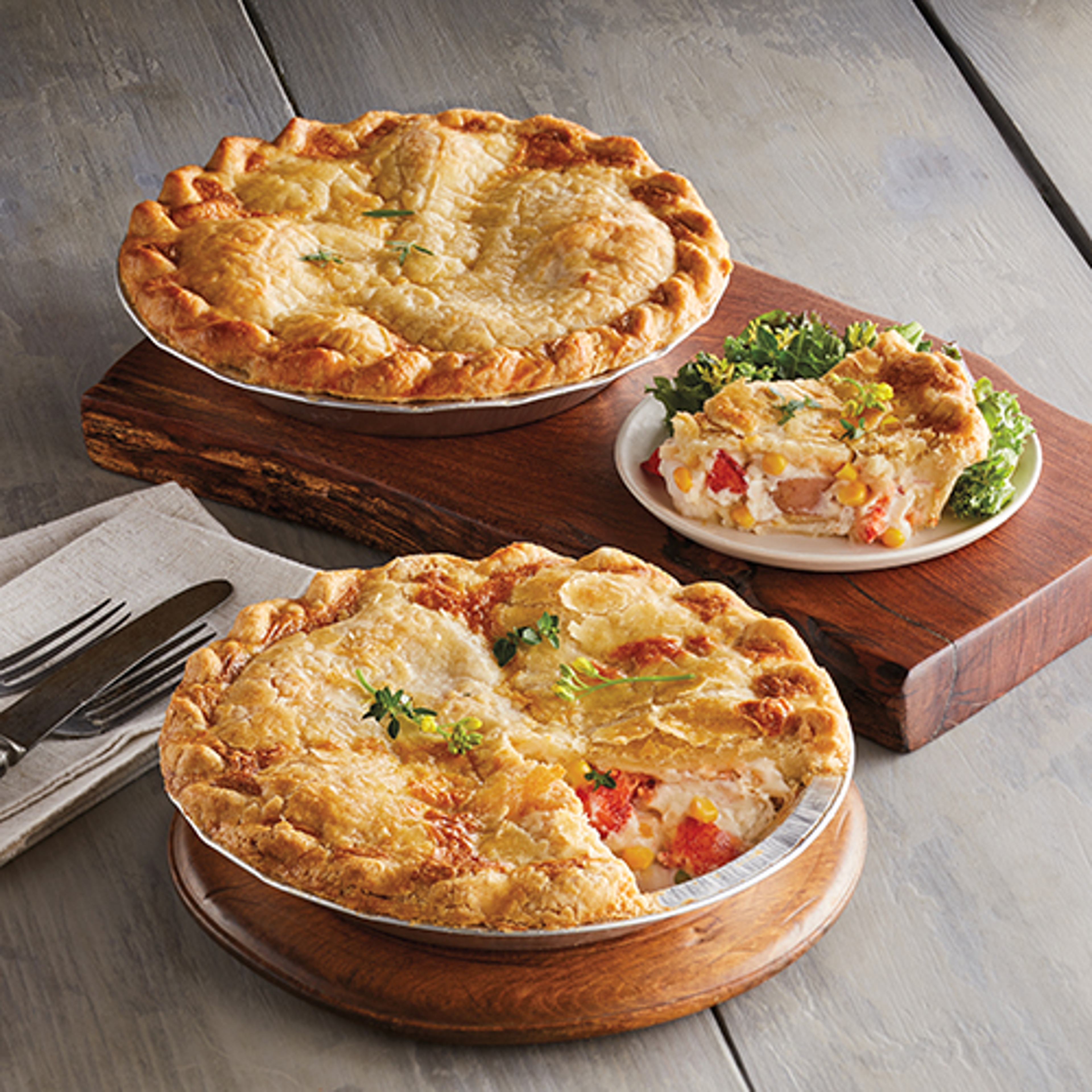 types of pies pot pie