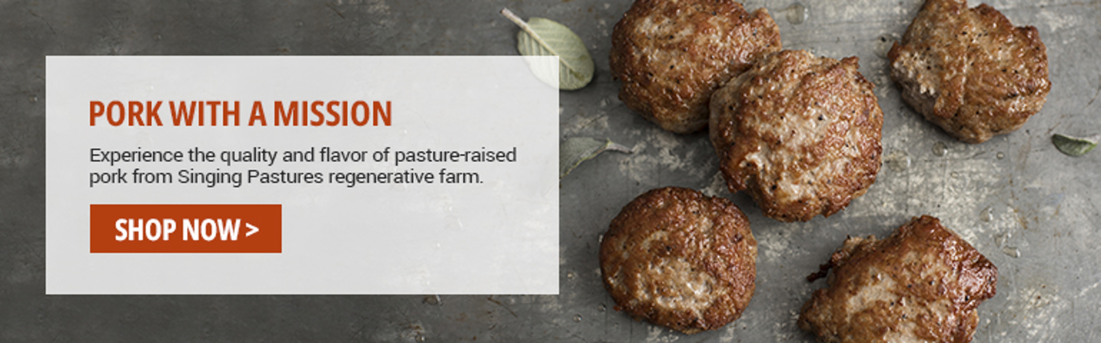 Shop Pork Collection Banner Ad