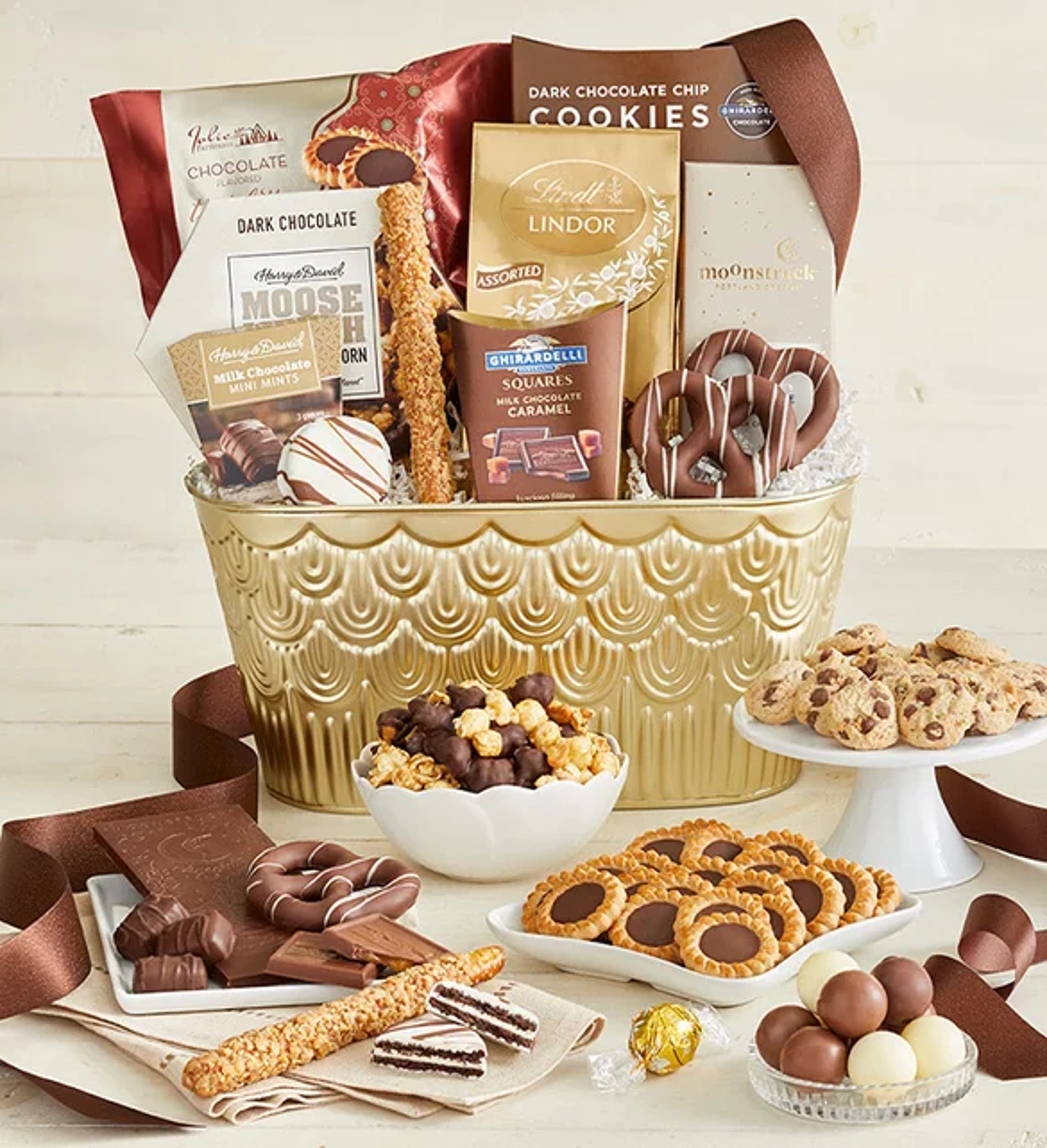 valentines gifts for her chocolate gift basket