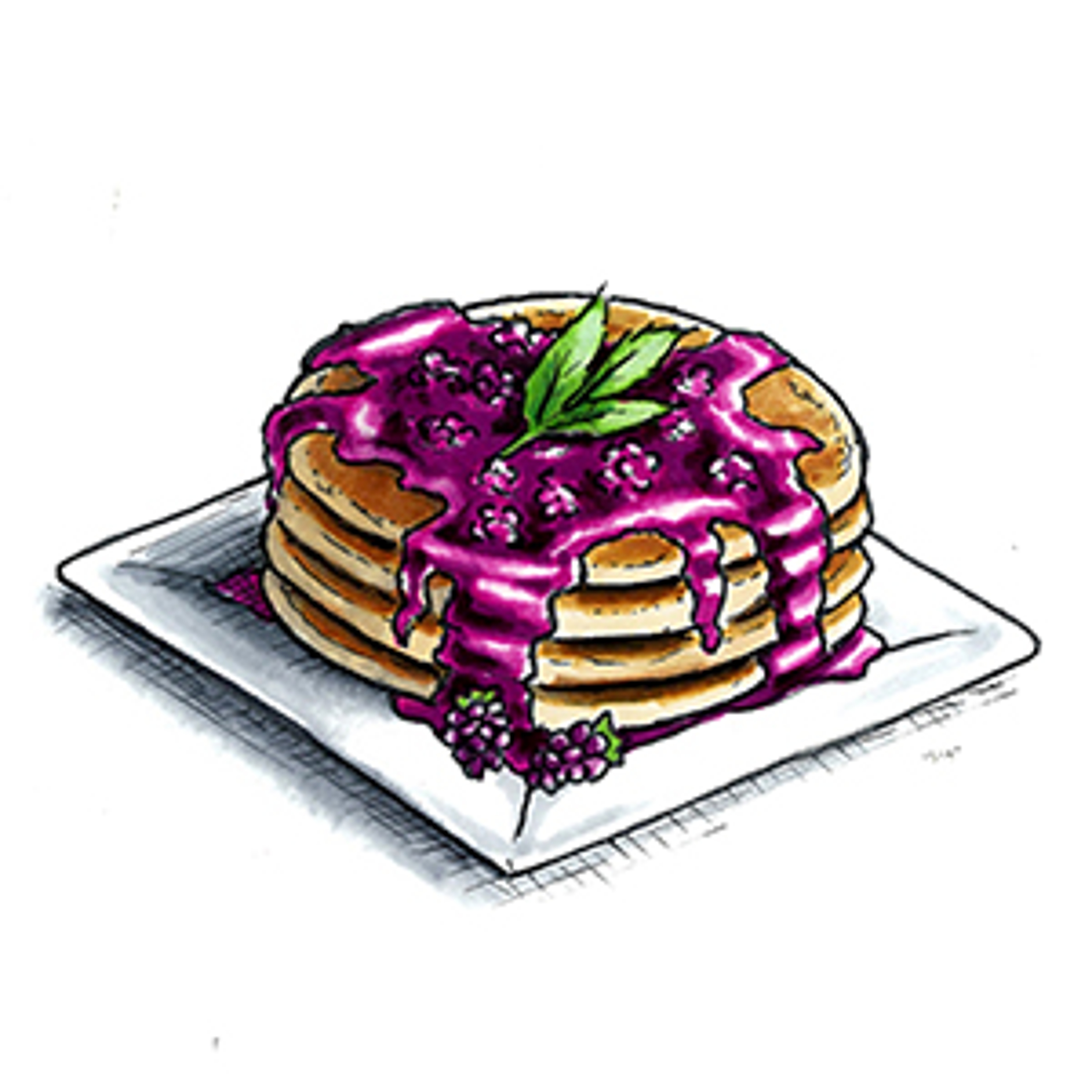 marionberry preserves pancakes