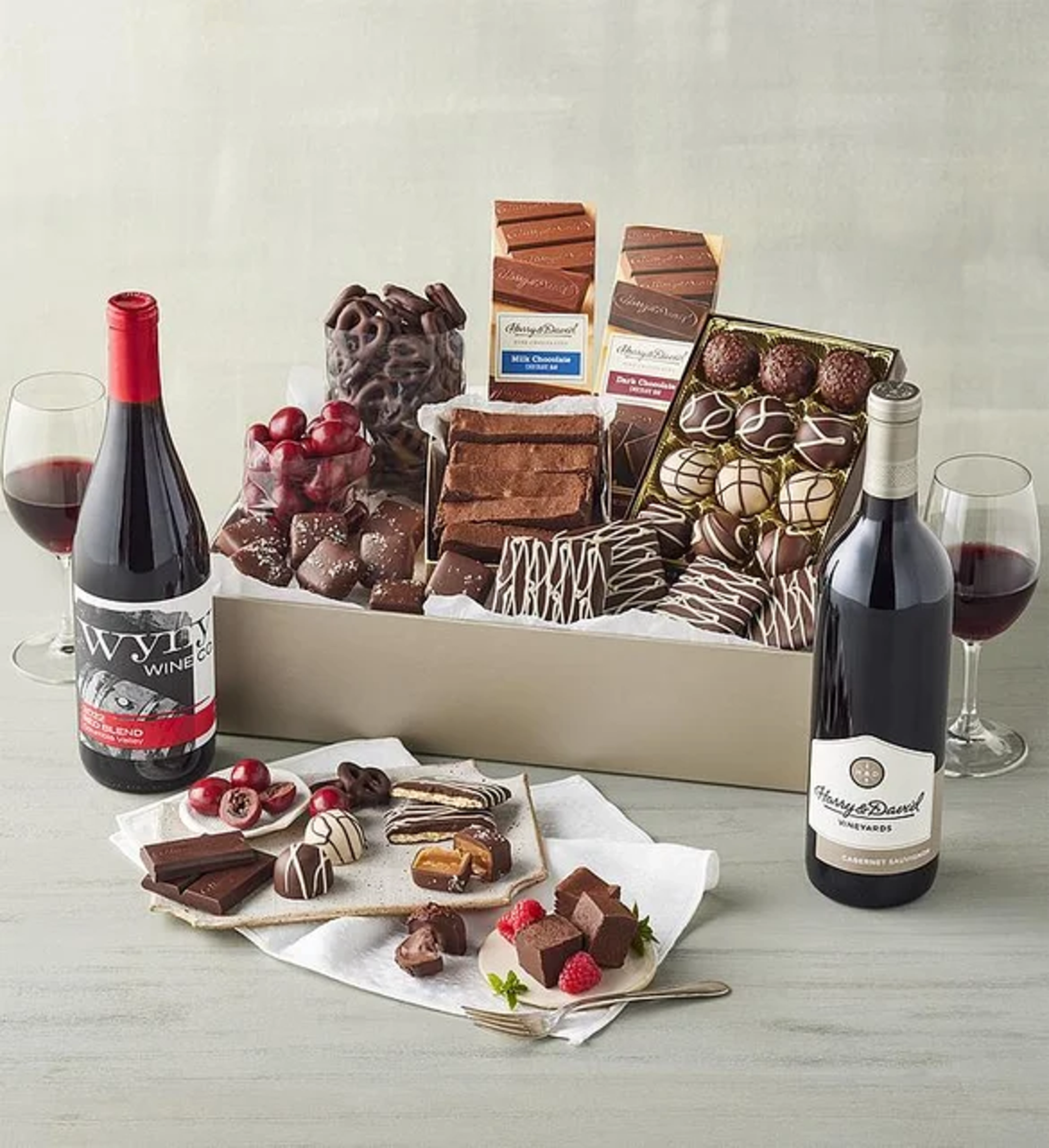 Valentine's Gifts by Relationship Length Sweet Treats Wine Pairing Collection