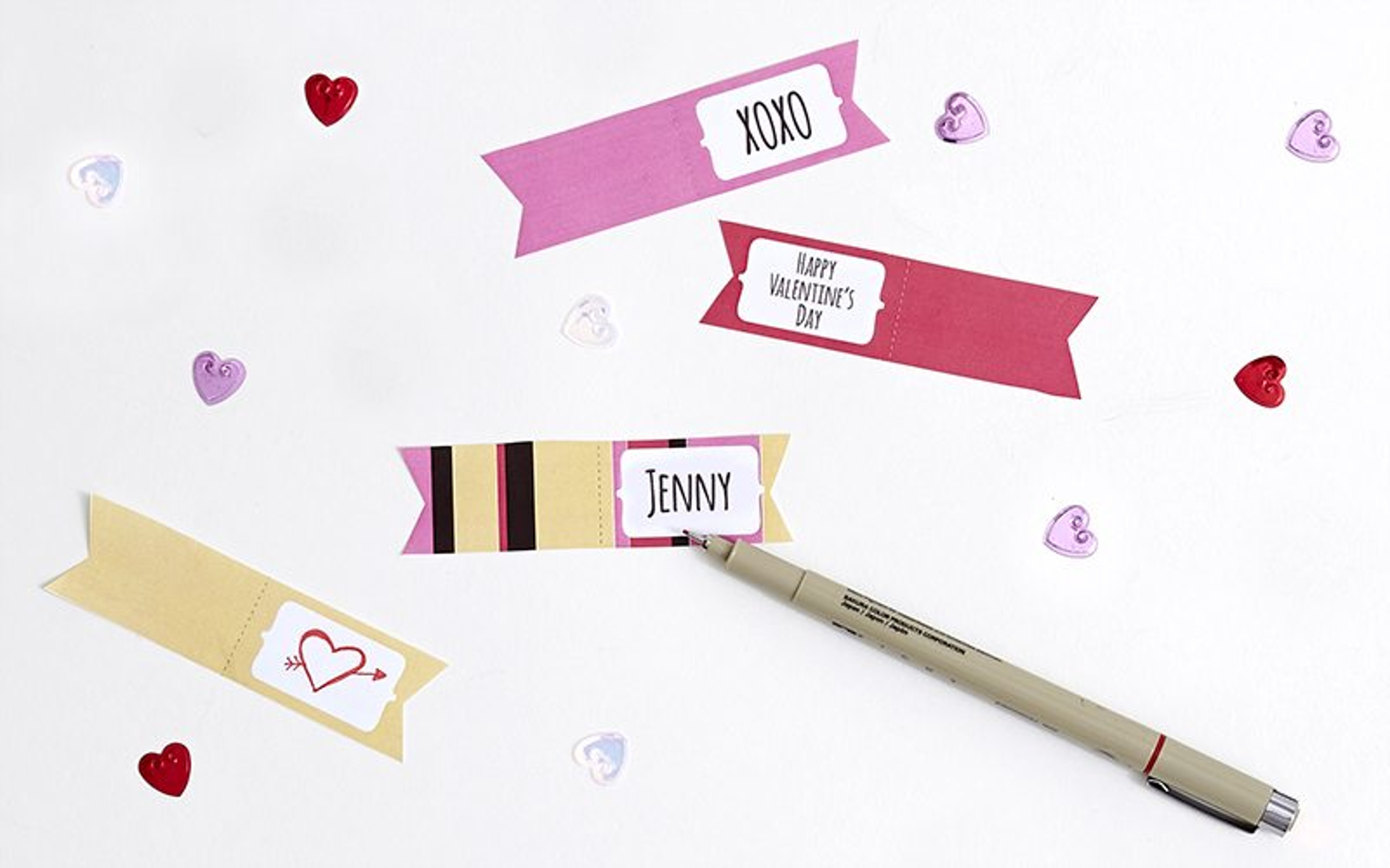 DIY: Printable Valentine's Gift Tags