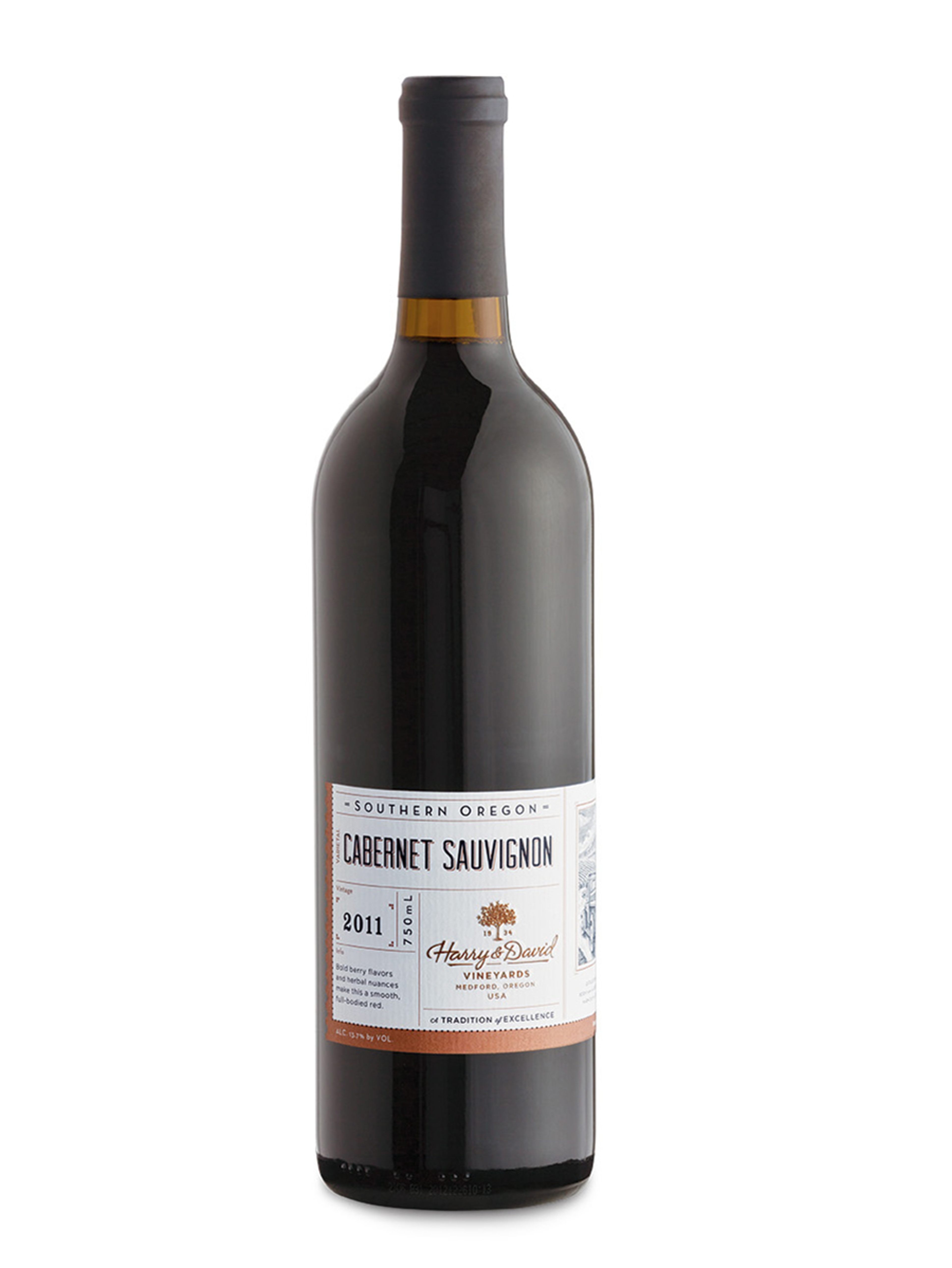 Bottle of Harry & David cabernet sauvignon