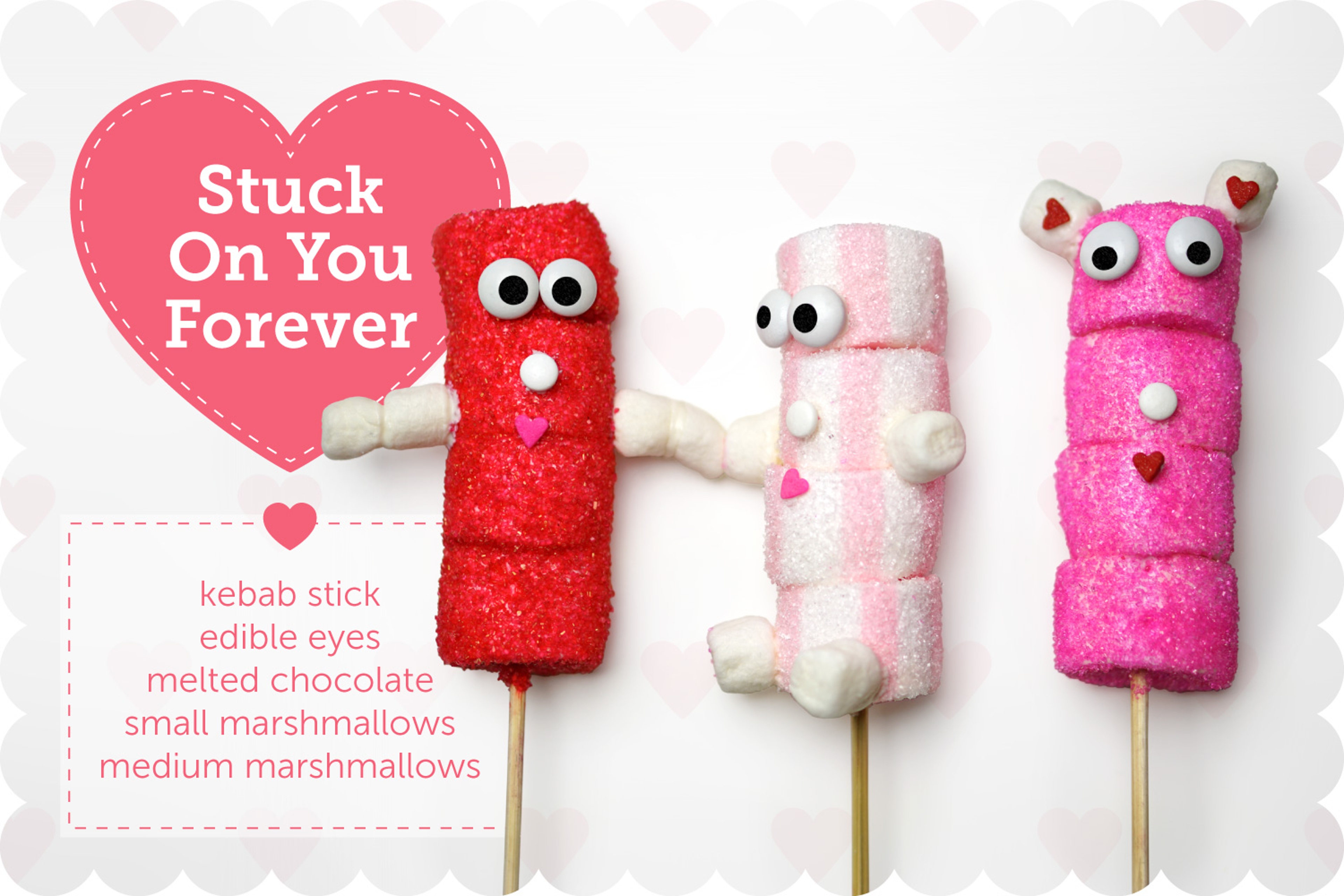 Valentine Day Treats stuck on you forever