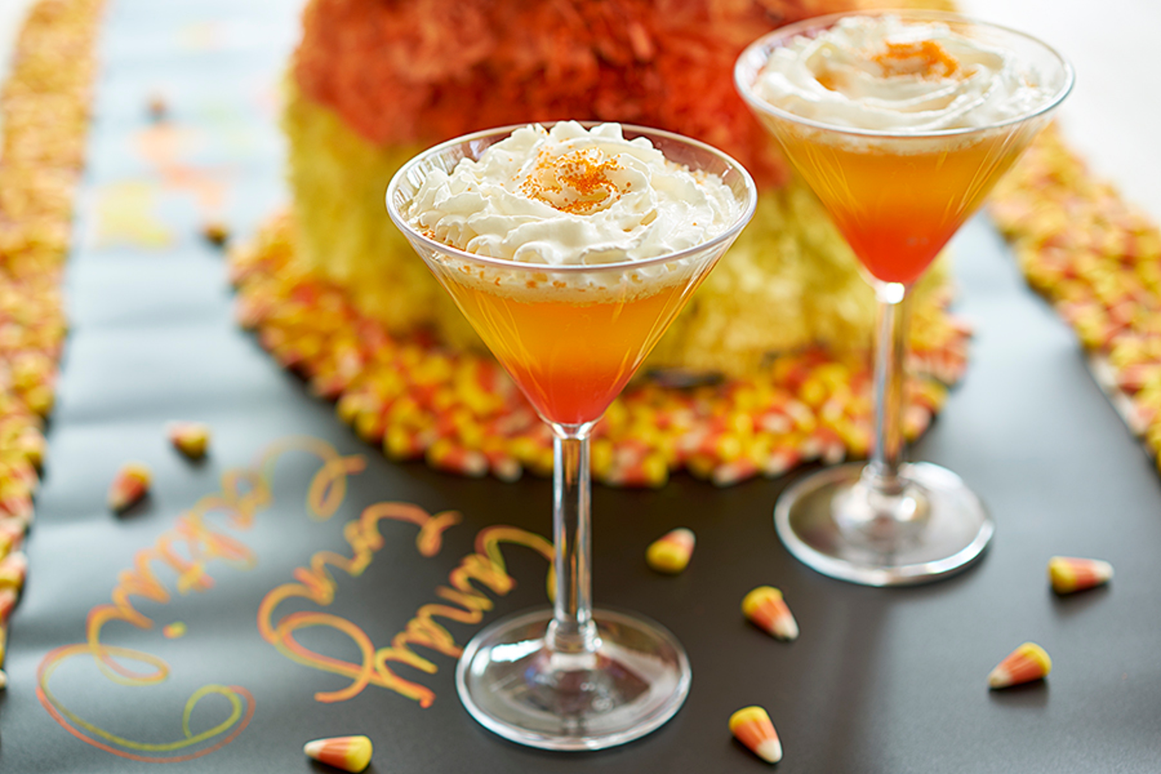 candy corn cocktail