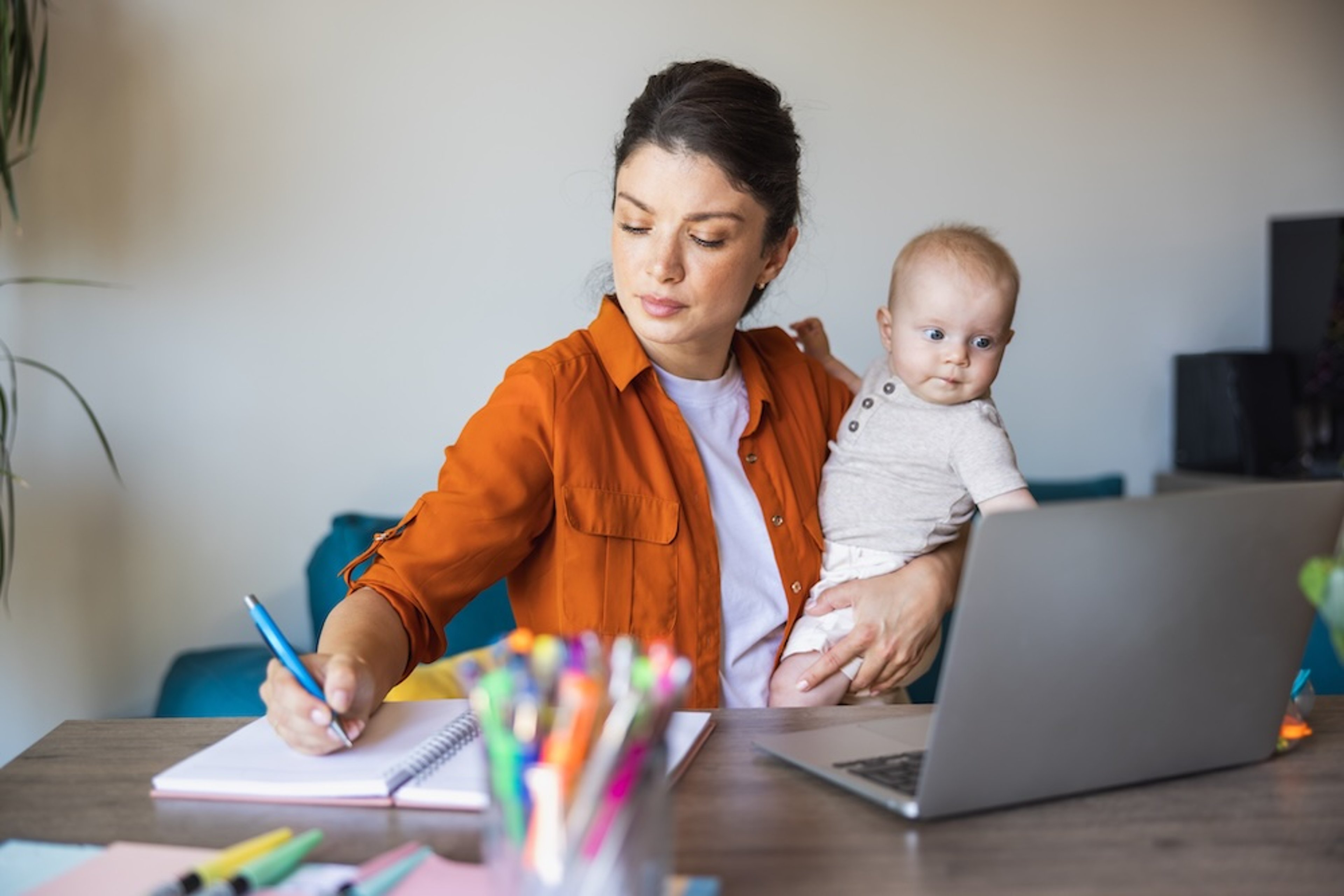 amazing mom with child small