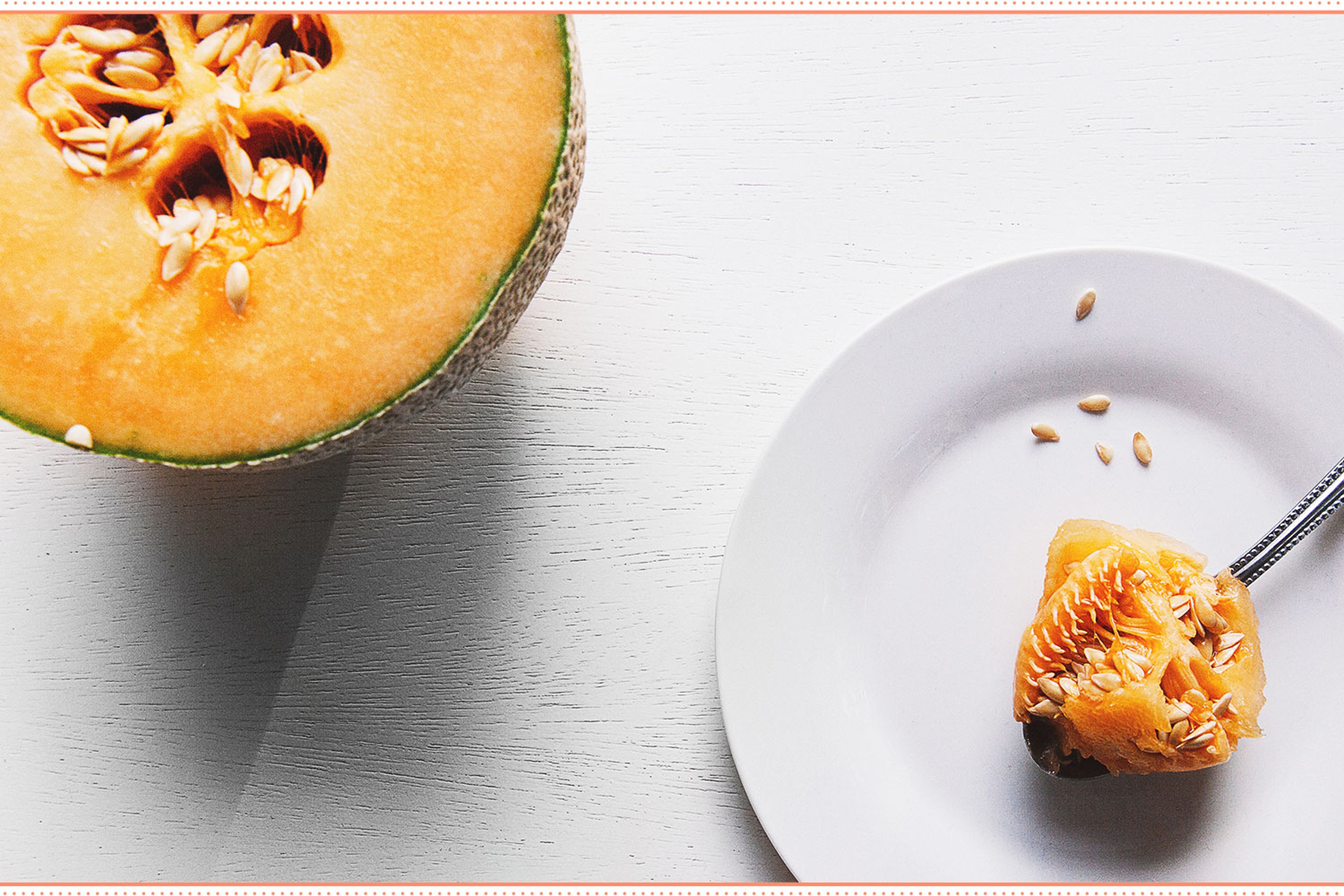 types of fruit canteloupe