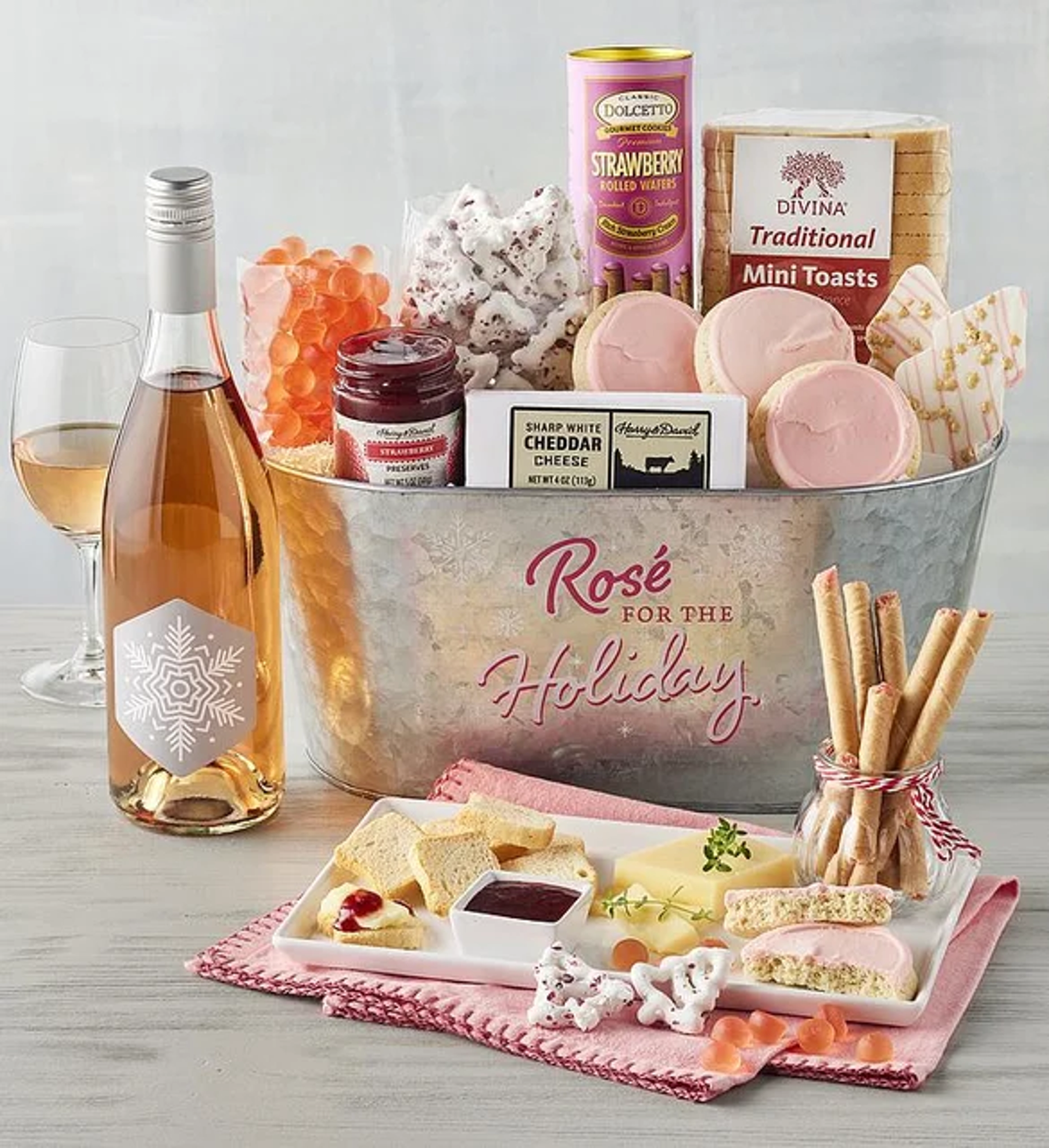 best wine basket ideas rose for the holiday wine gift