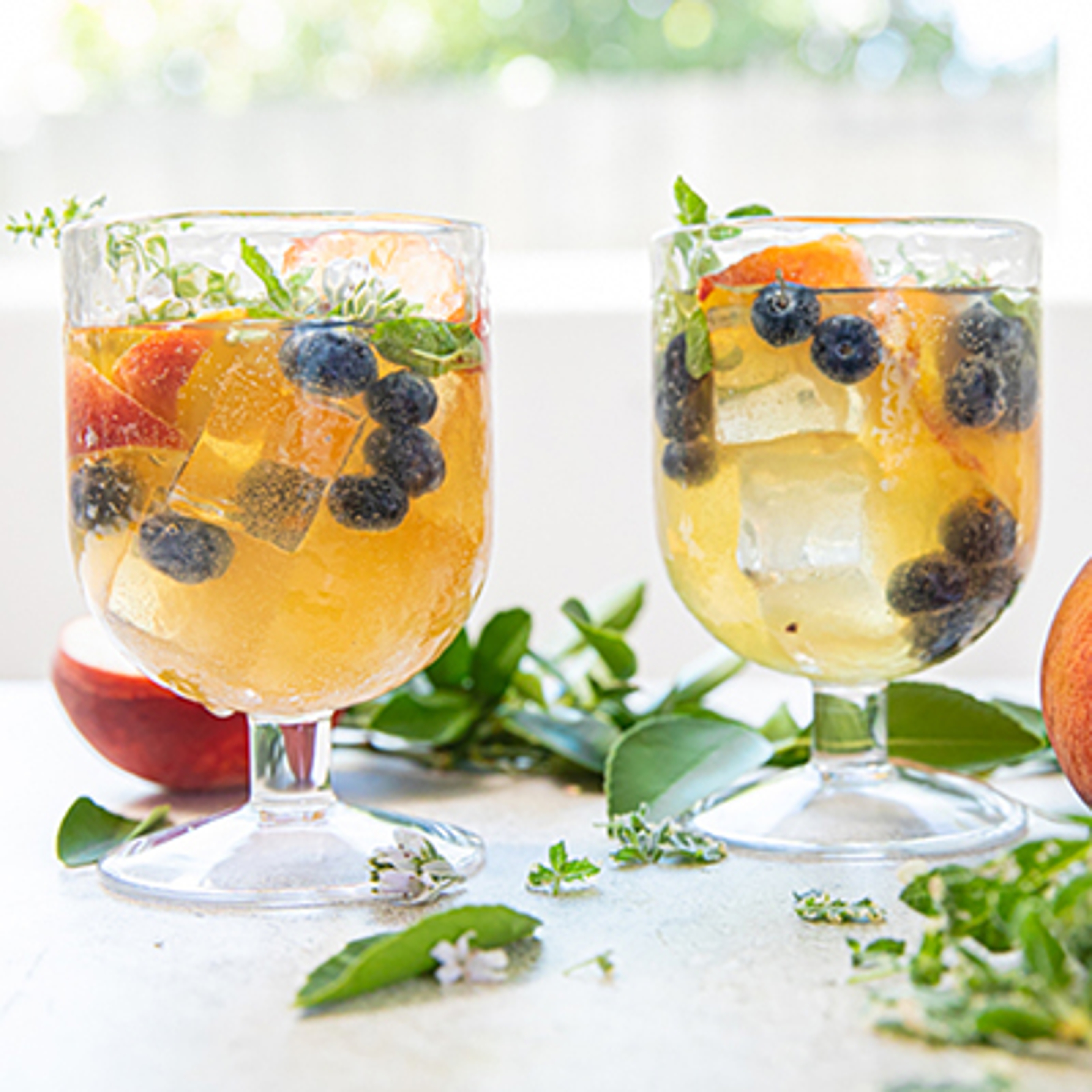 ways to use fruit peach sangria