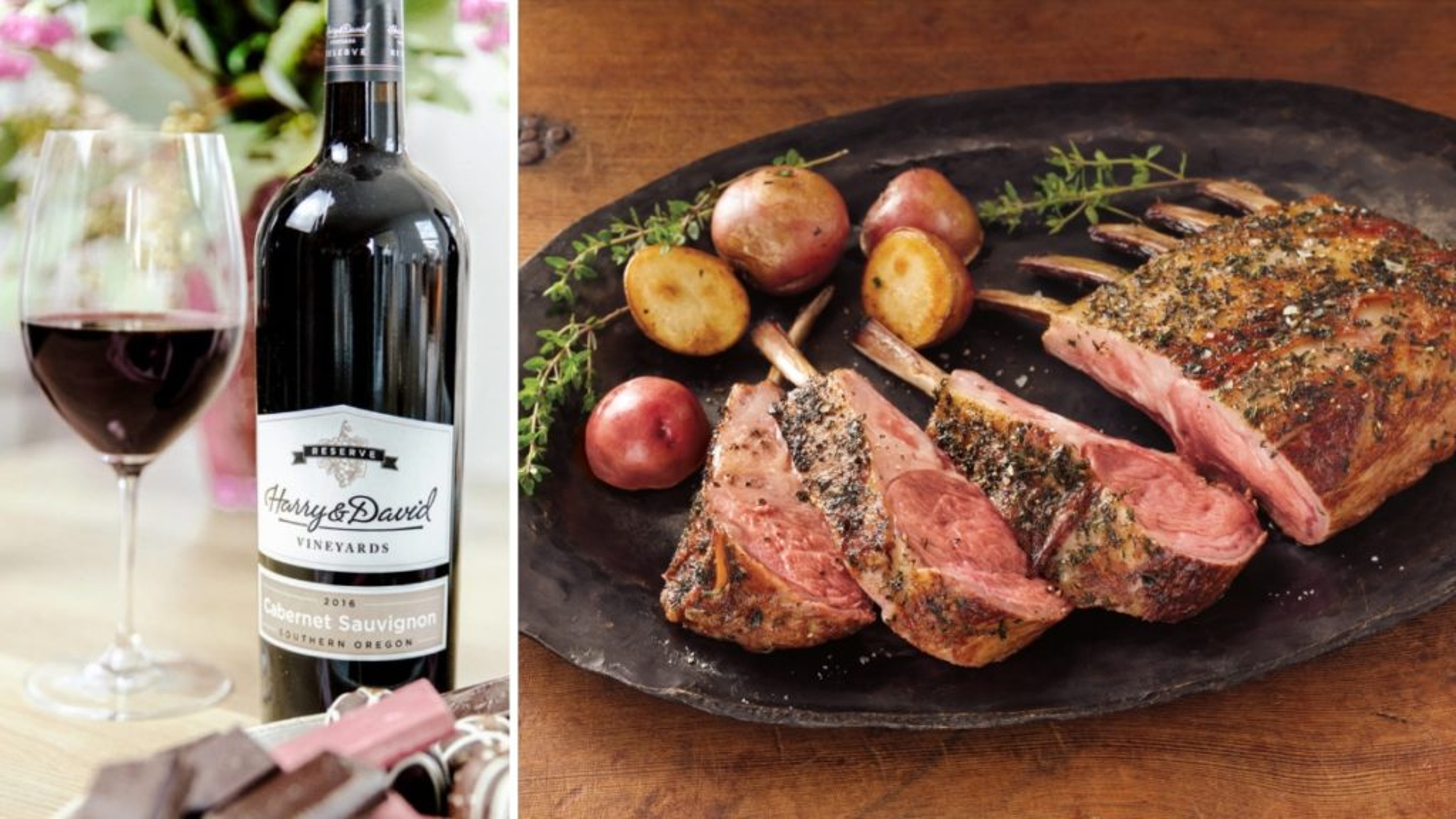 Easter wine pairings with lamb and cabernet sauvignon.