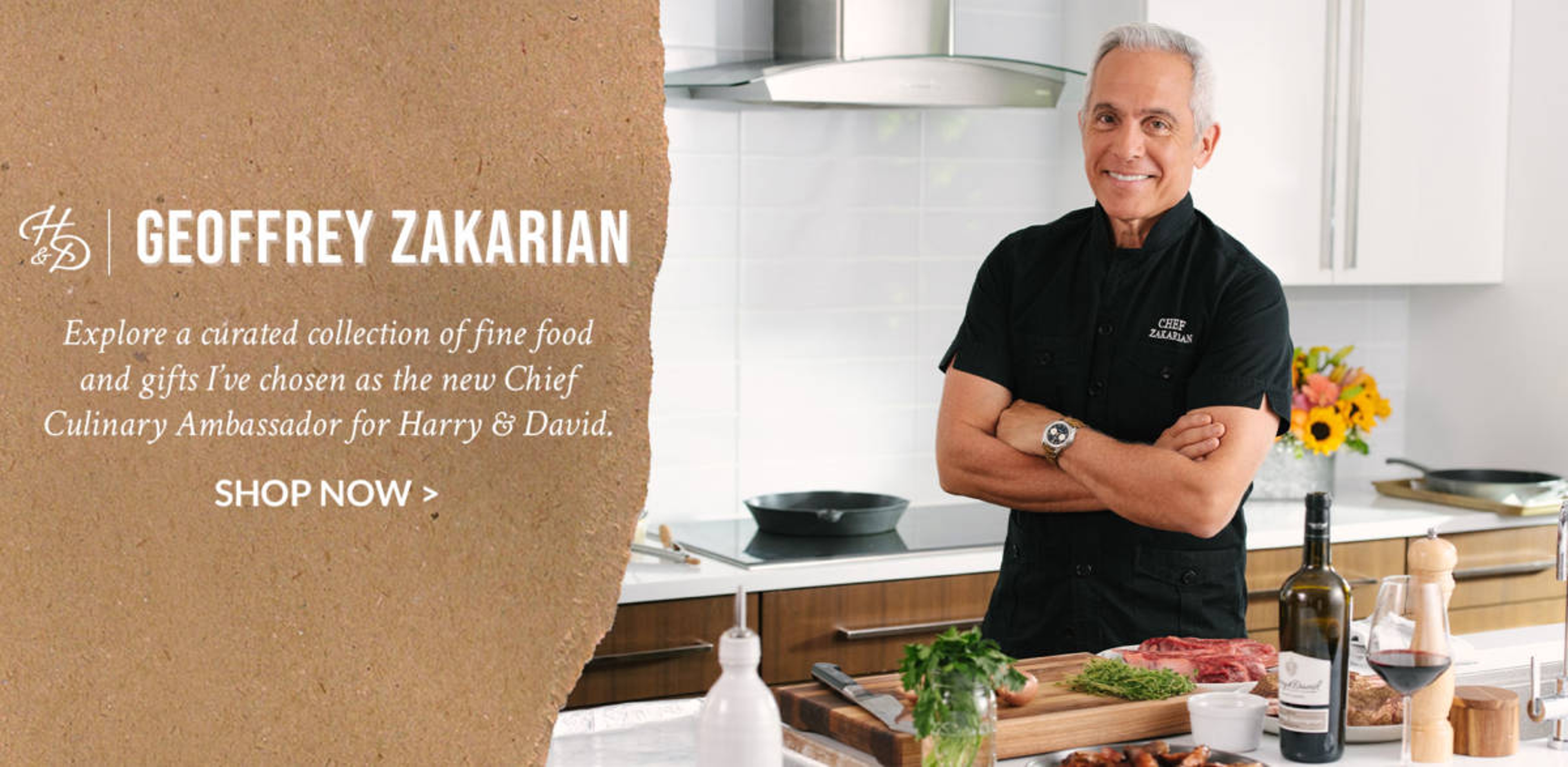 Shop Now Gourmet Meal Collection Banner Ad
