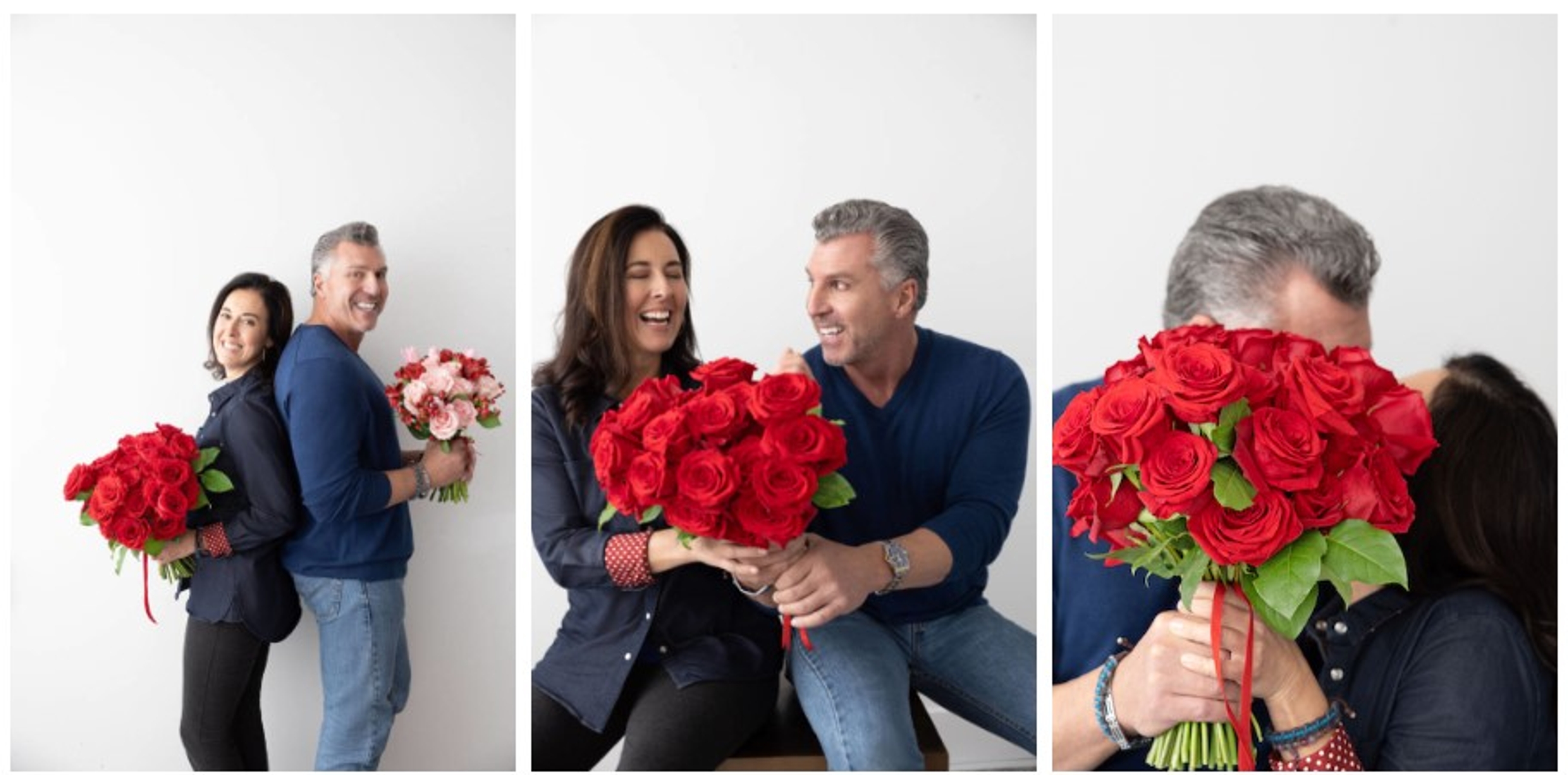 kiss cam love story roses