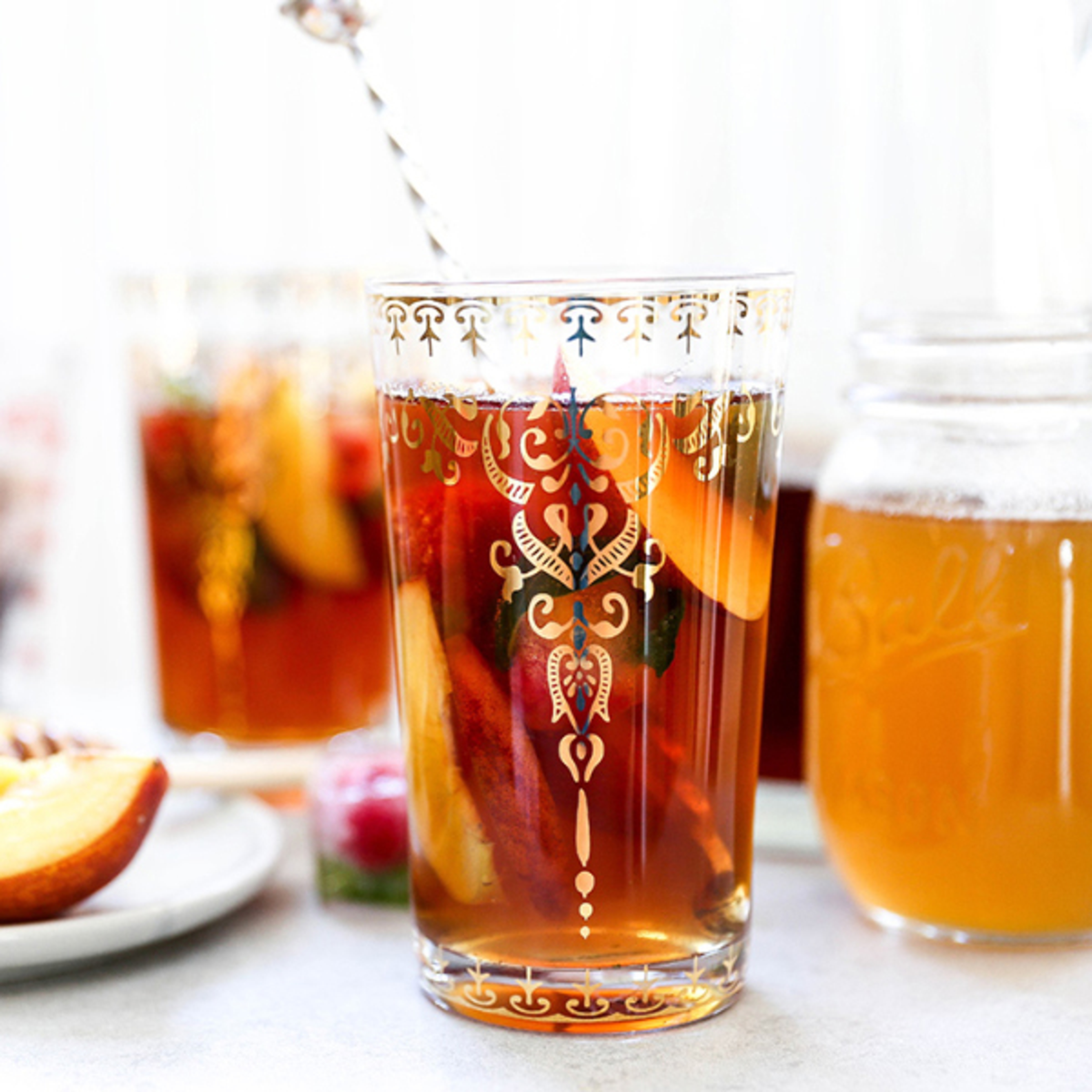 peach recipes iced tea