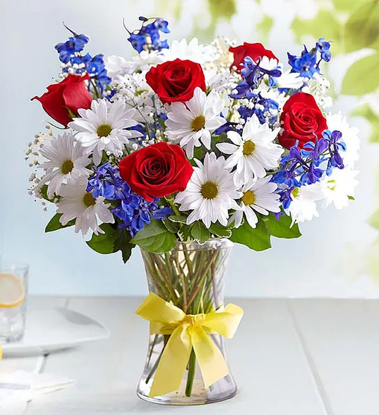 patriotic-flowers-with-Tie-A-Yellow-Ribbon