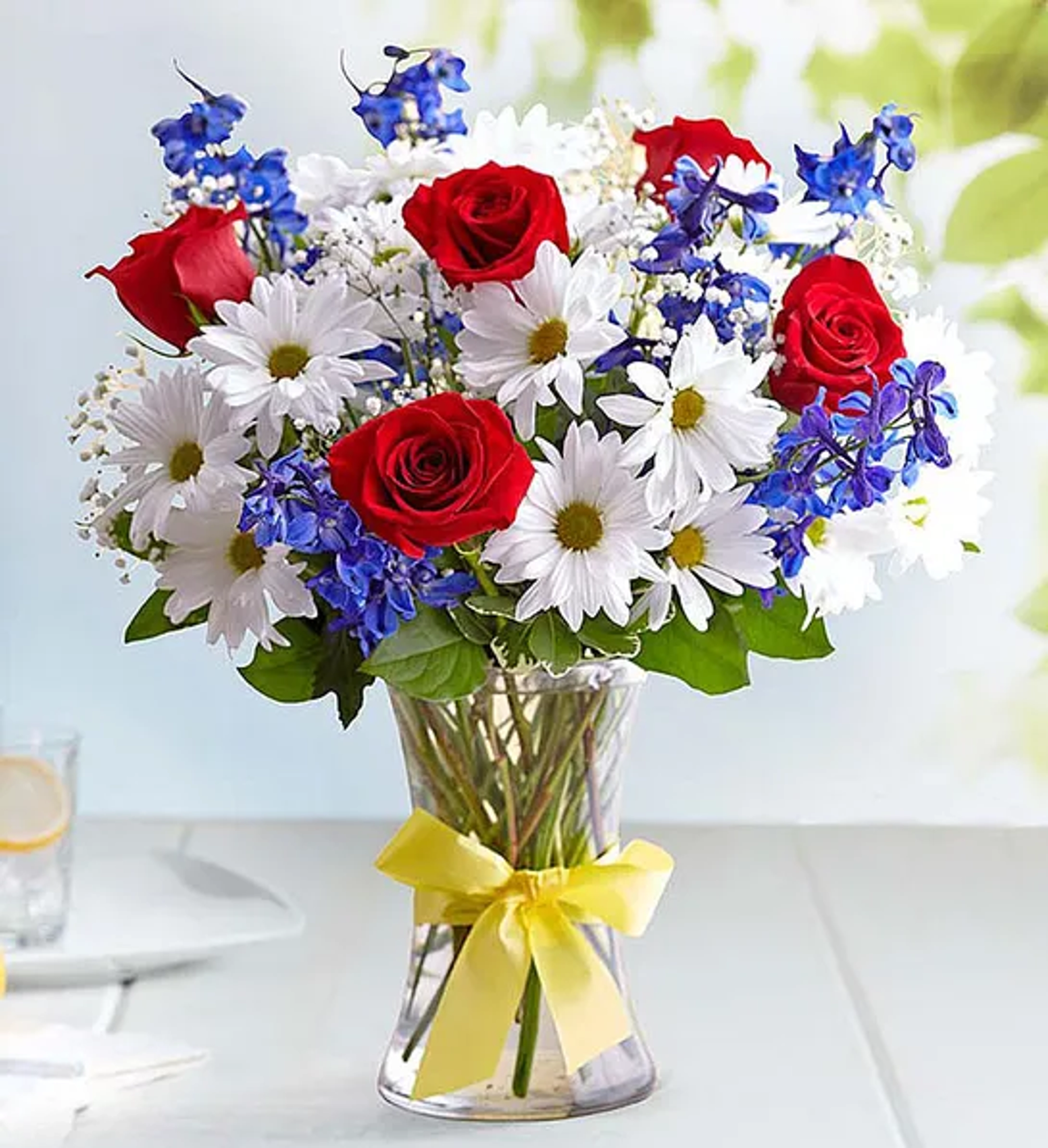 patriotic flowers with Tie A Yellow Ribbon