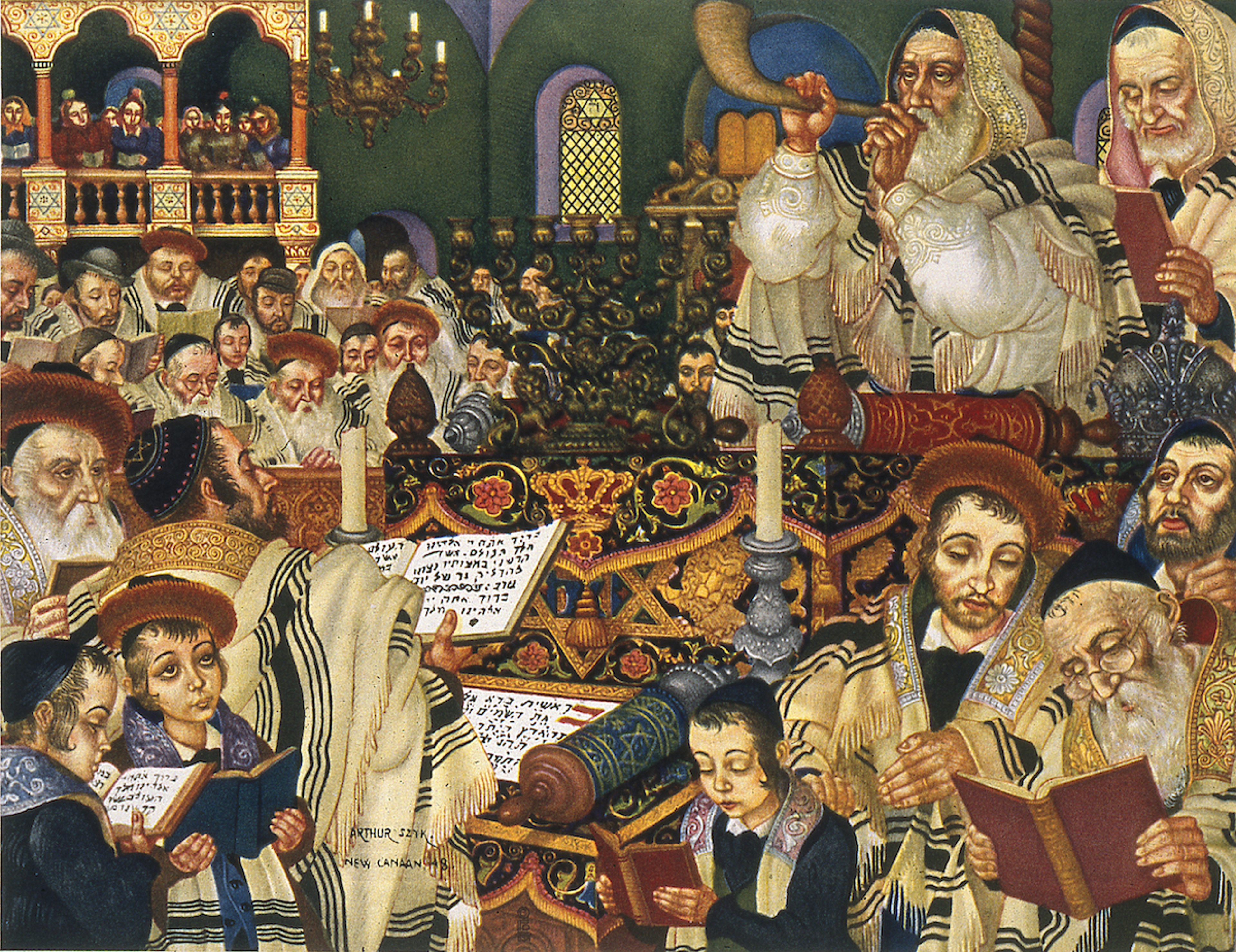 Article Cards Featured Image Arthur Szyk . The Holiday Series, Rosh Hashanah , New Canaan, CT