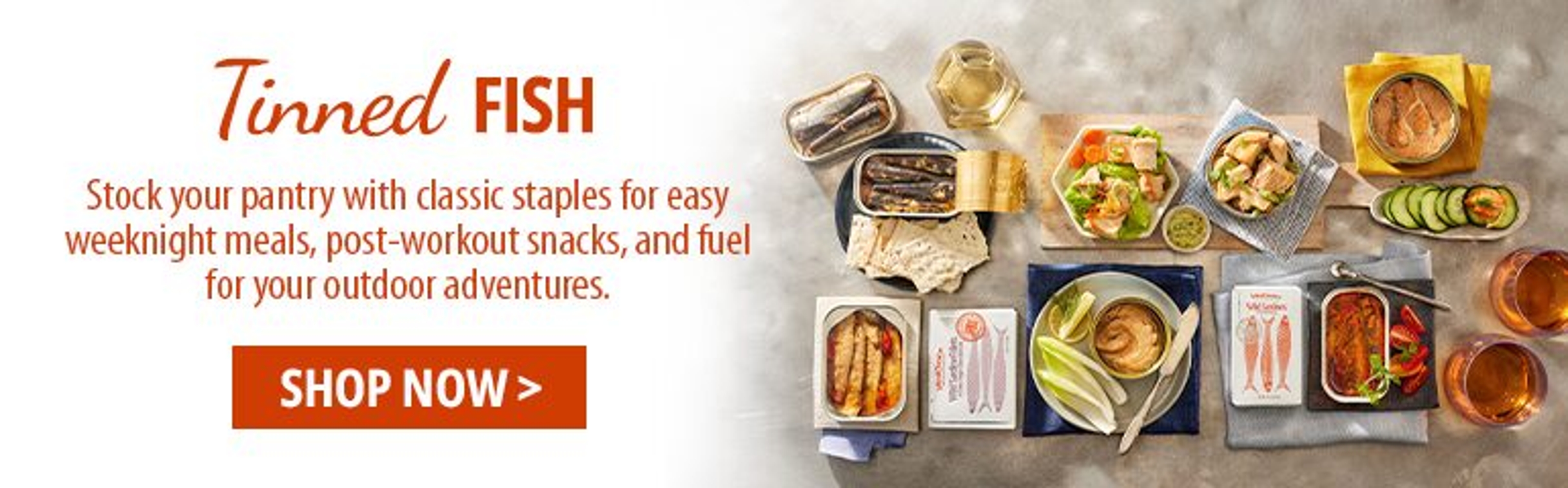 Tinned Fish Collection Banner Ad