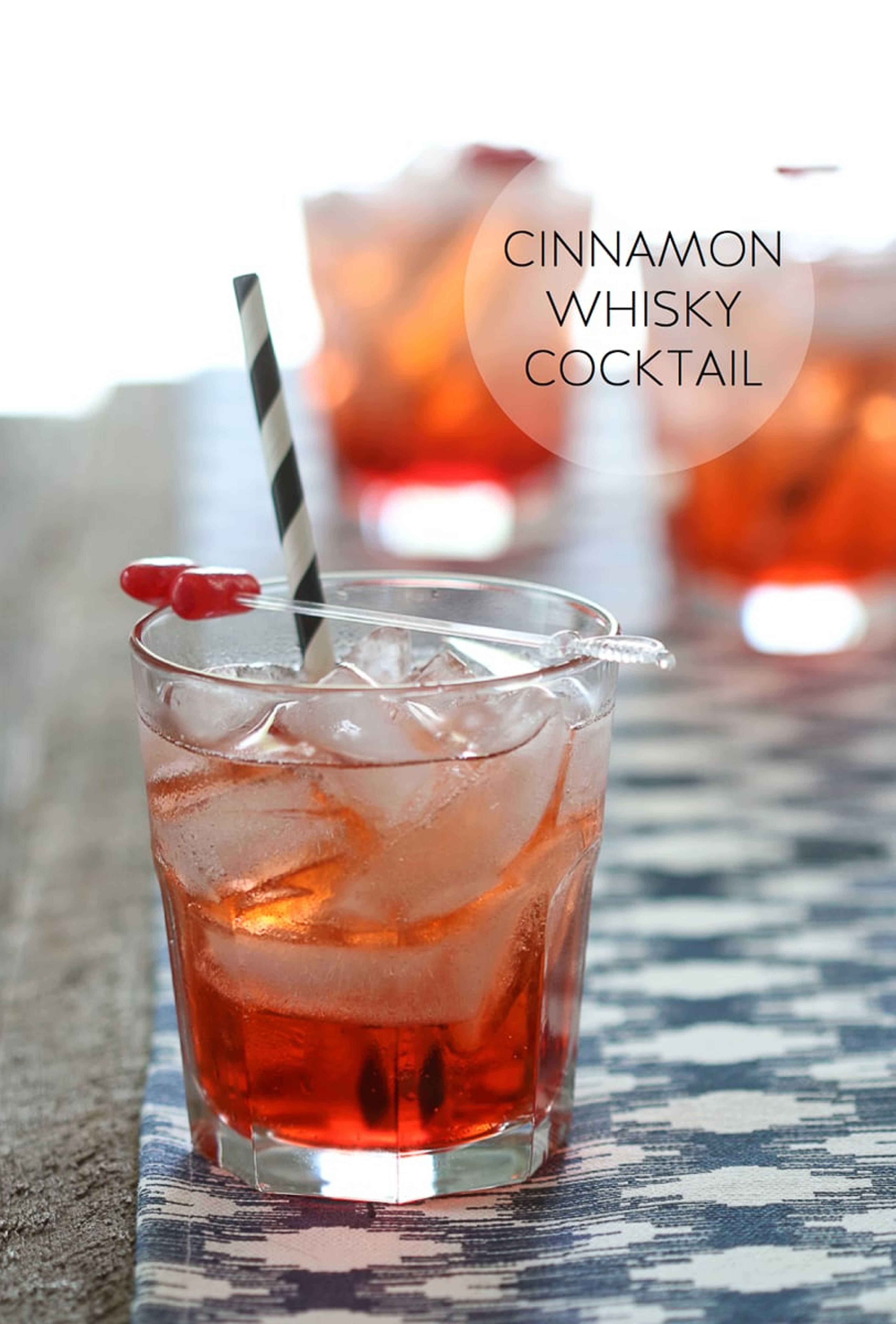 Cinnamon Whisky Cocktail Recipe Cheers to Dad