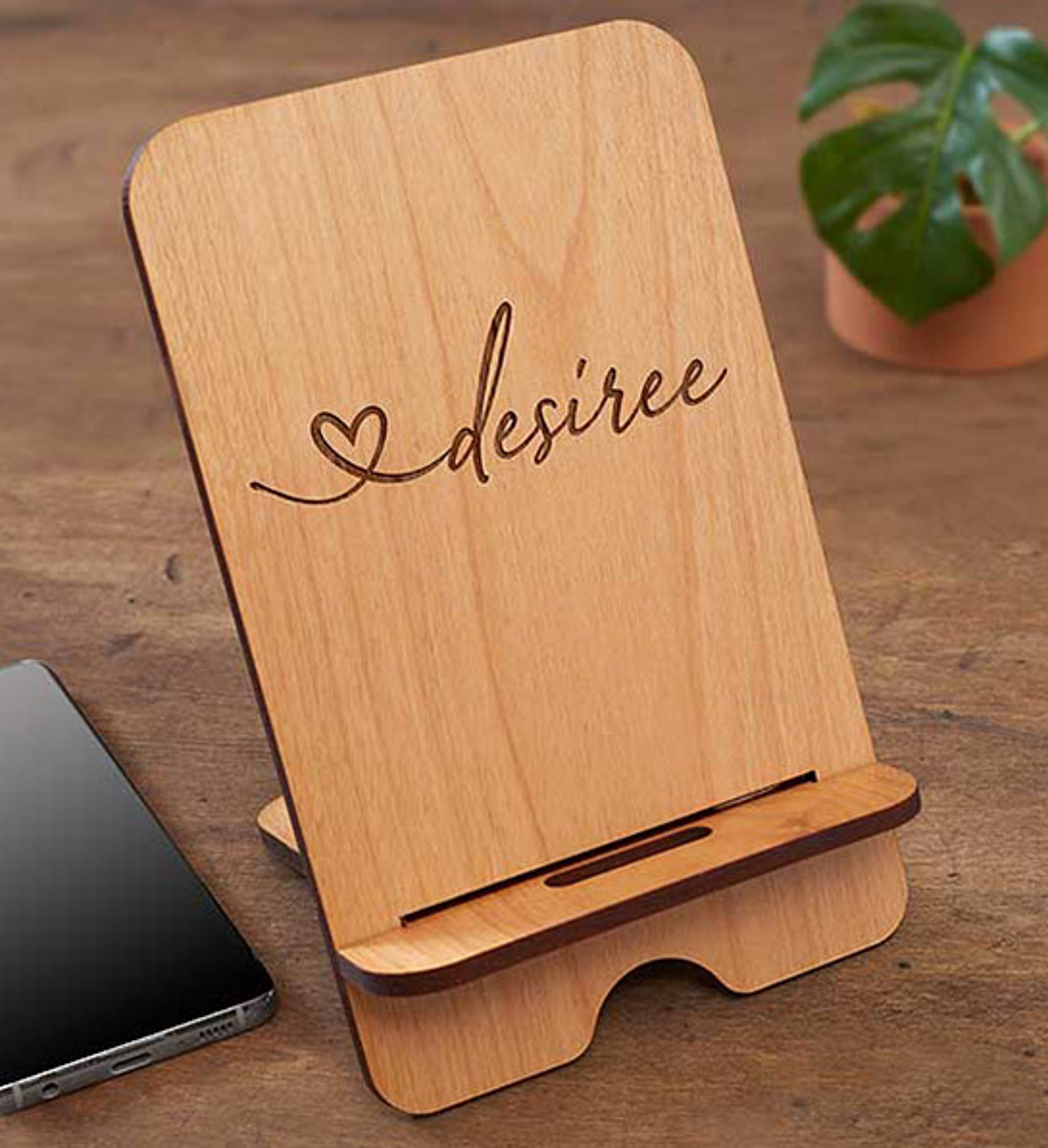 christmas gifts for teens Wooden Phone Stand