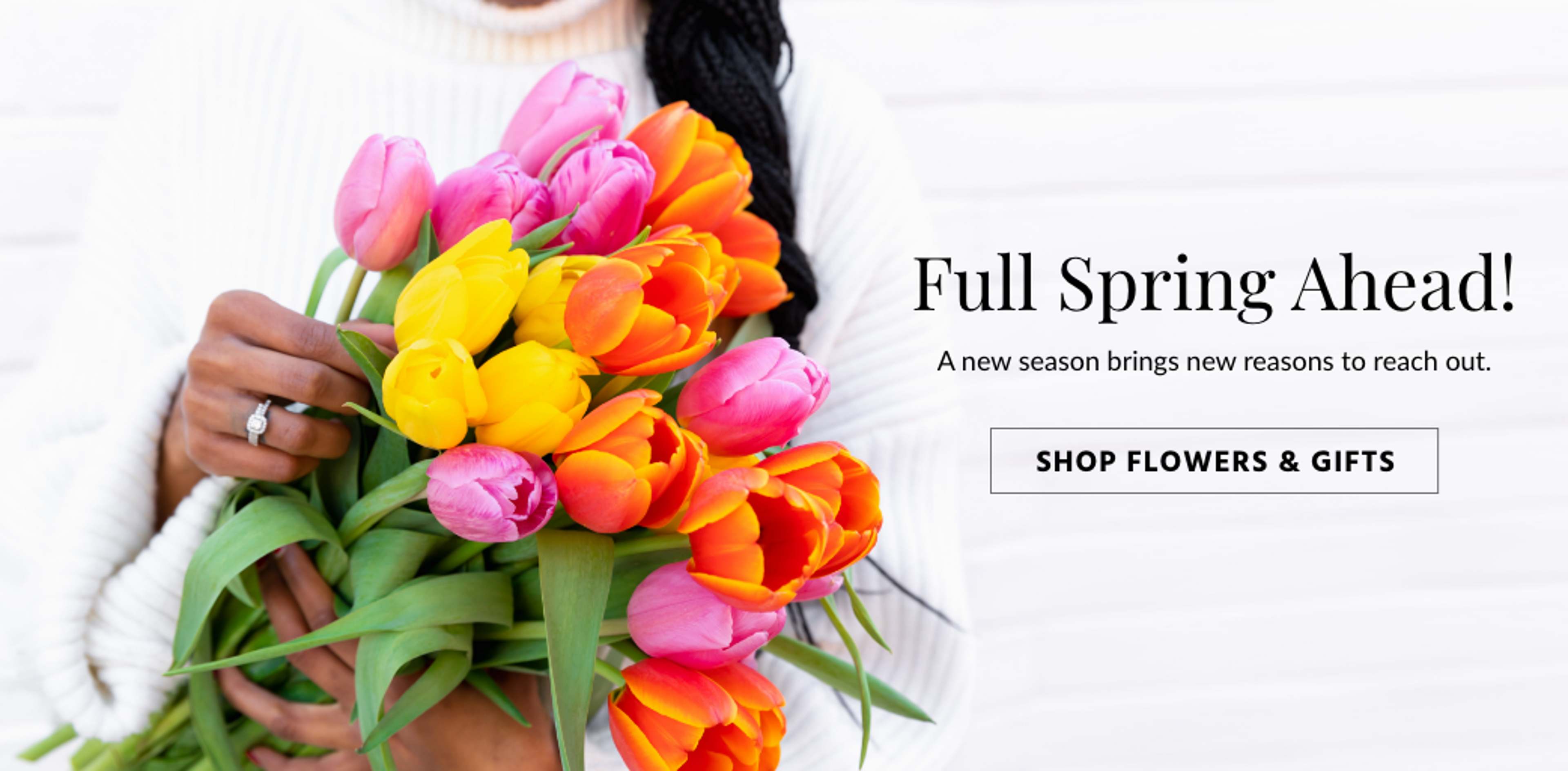 Full Spring Ahead Banner Ad