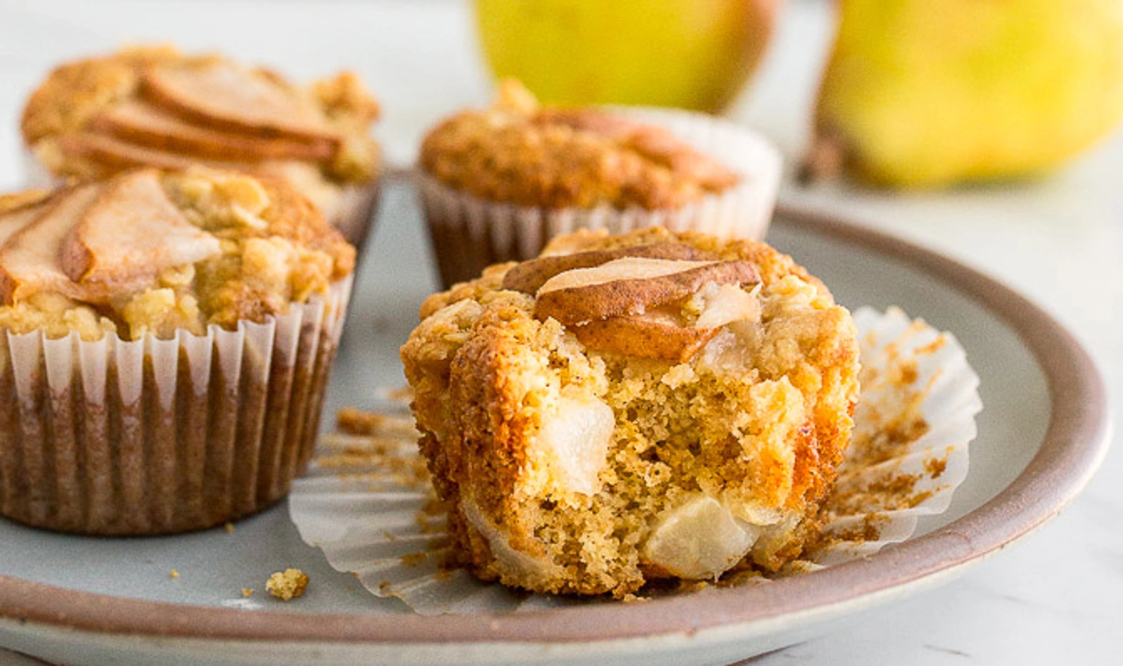 Article Cards Featured Image pear muffins hero