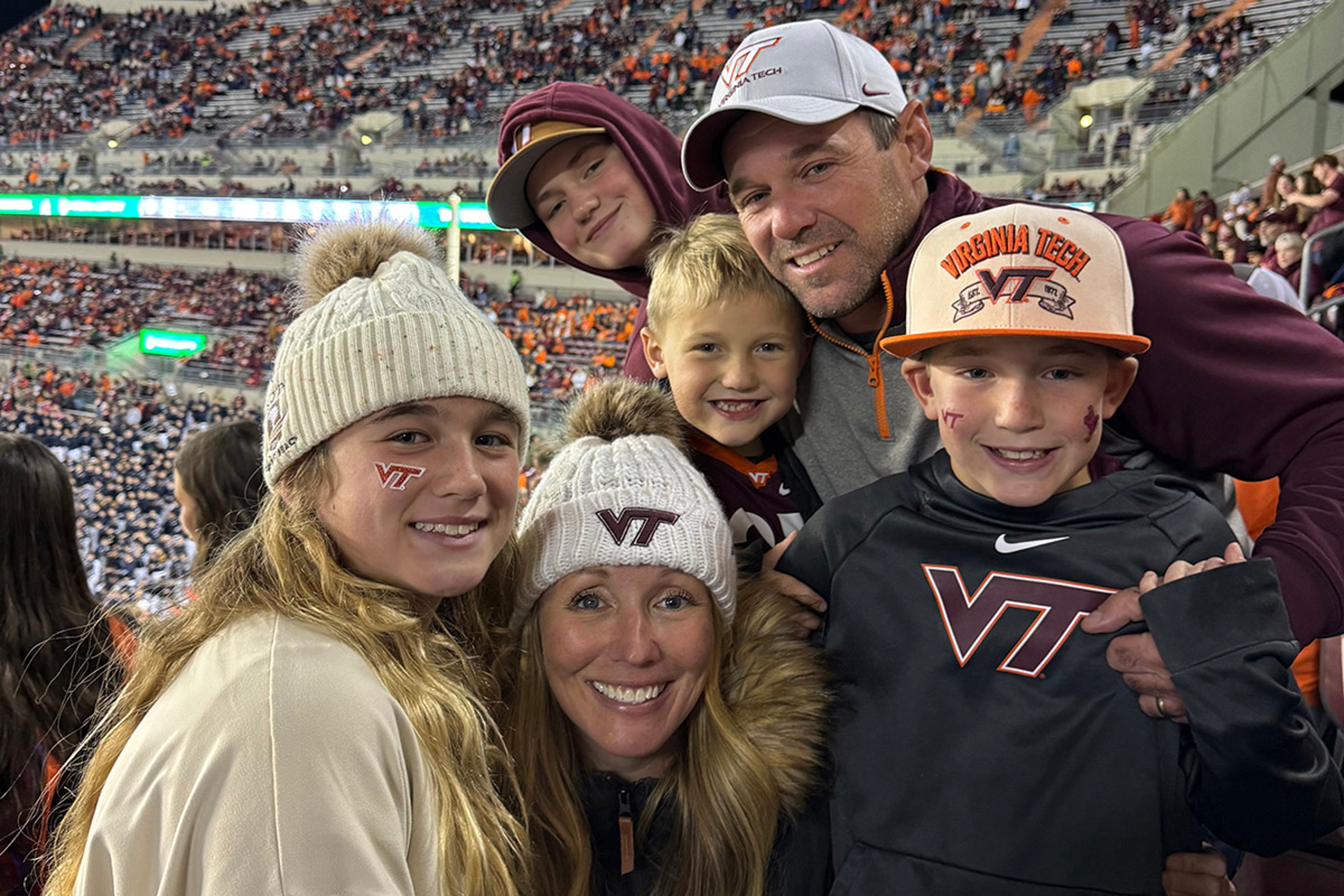 ashley manning amazing mom family virginia tech football