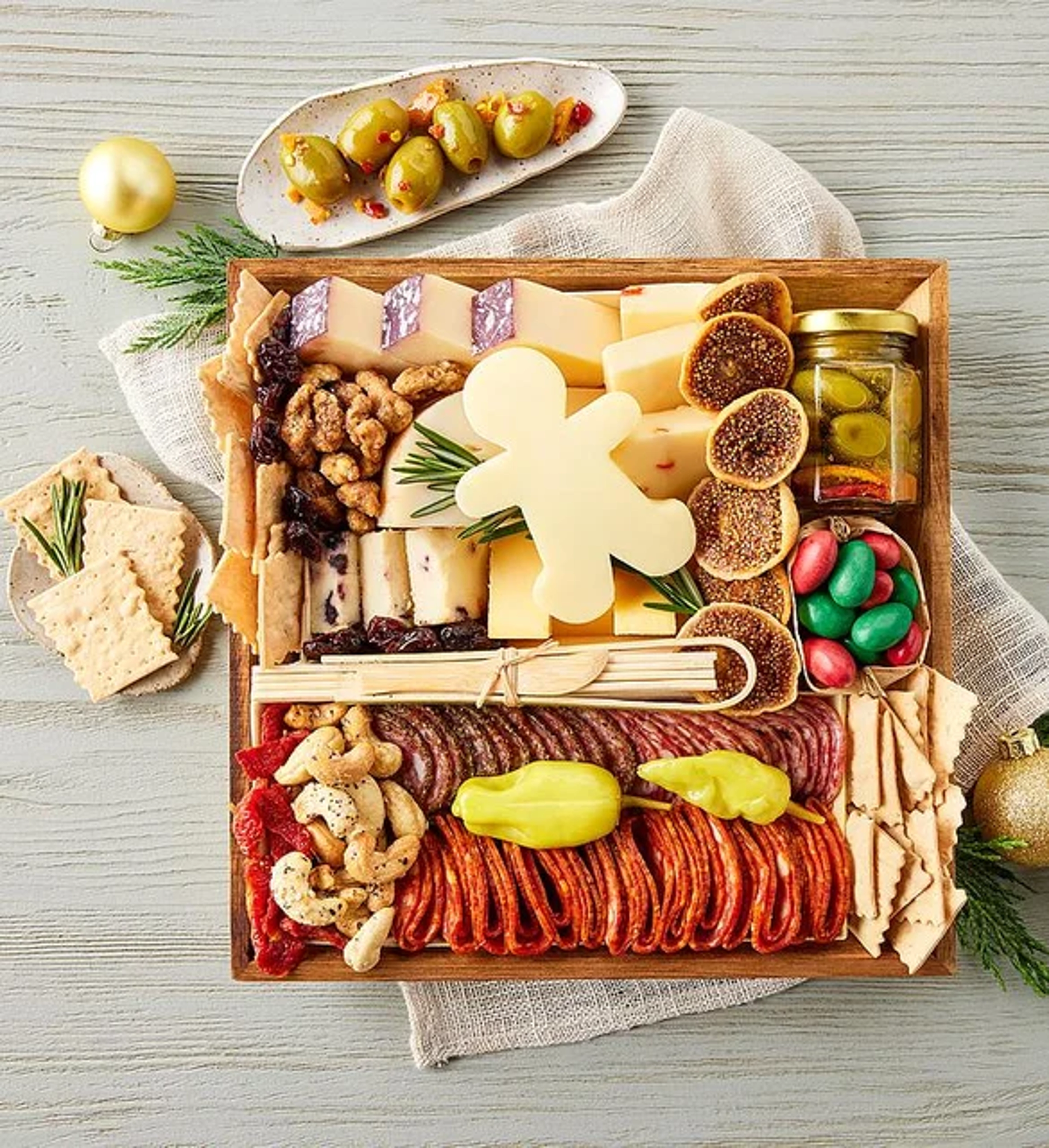 gifts for foodies boarderie holiday cheese and charcuterie board