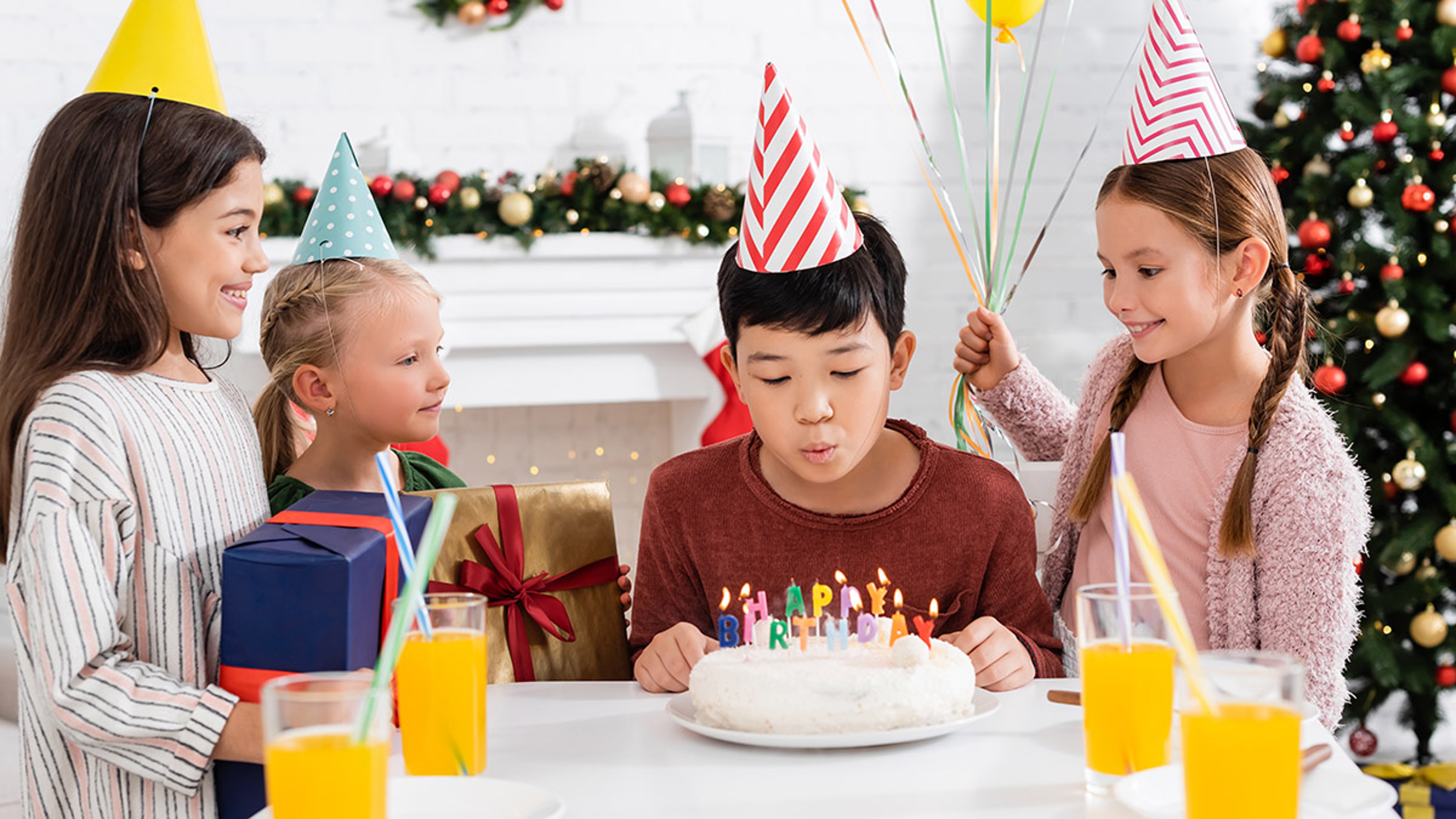 winter birthday party ideas with kids christmas birthday party