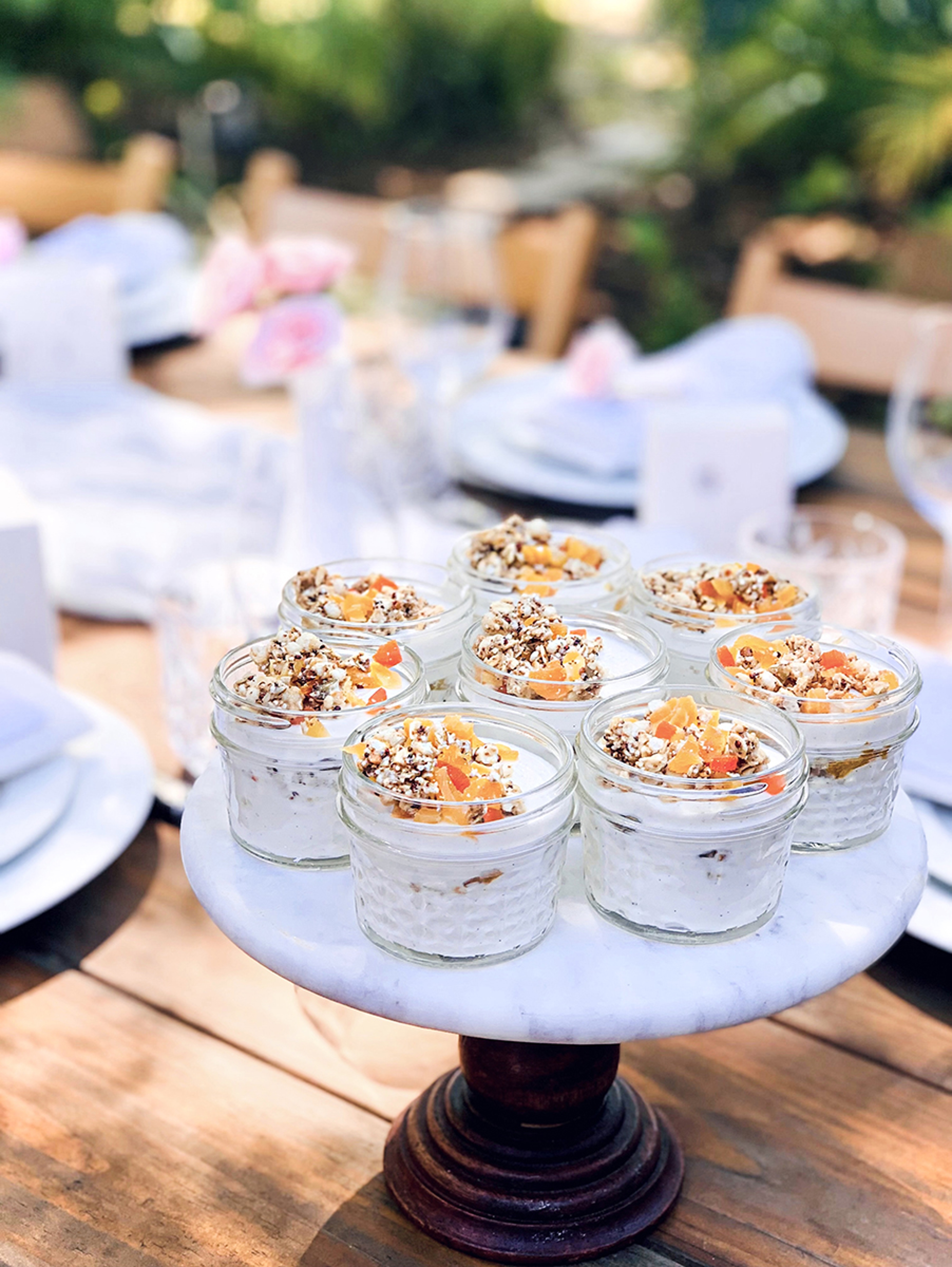 mothers day brunch recipes parfaits on platter