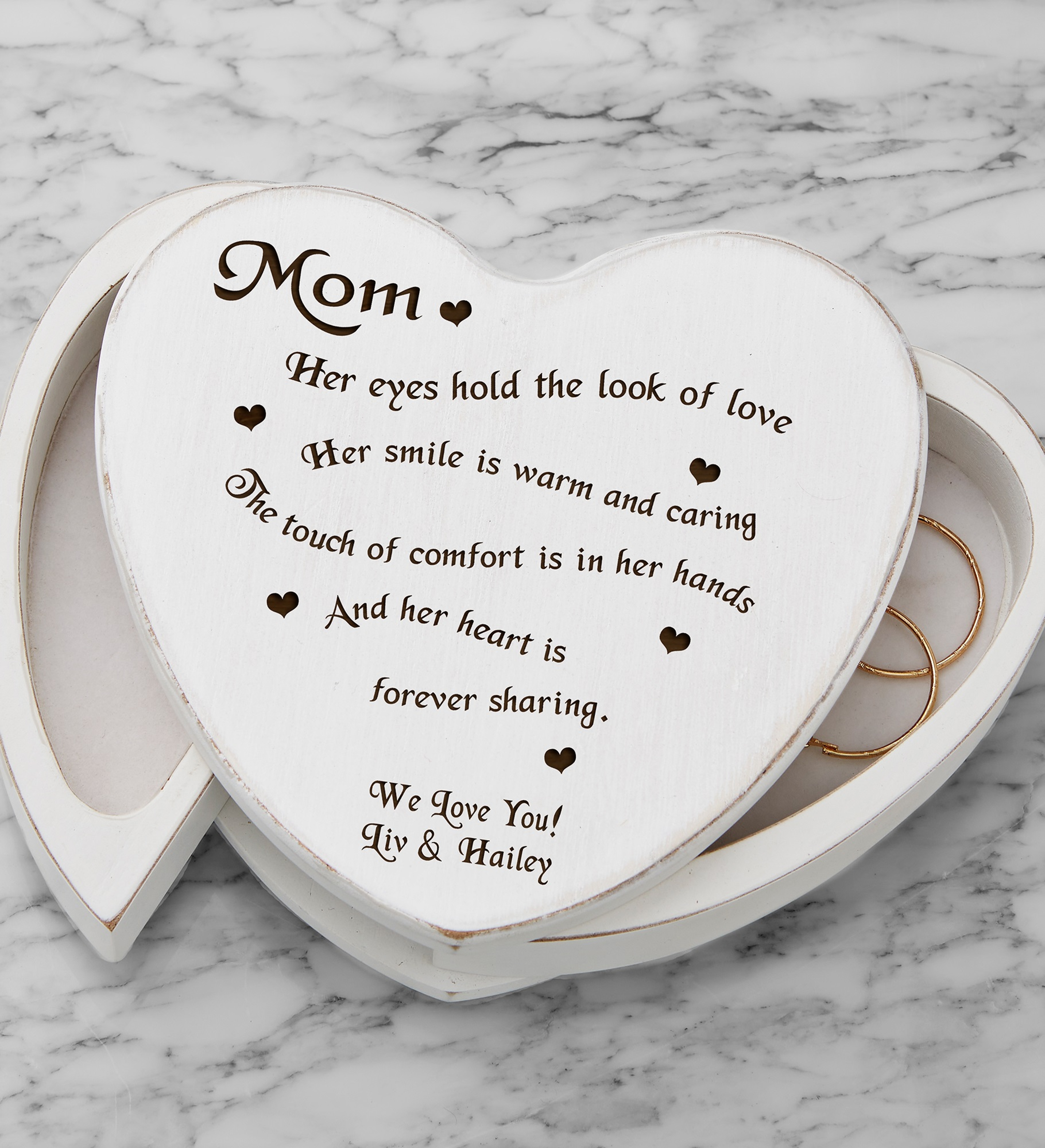 birthday gifts for mom Engraved Jewelry Box