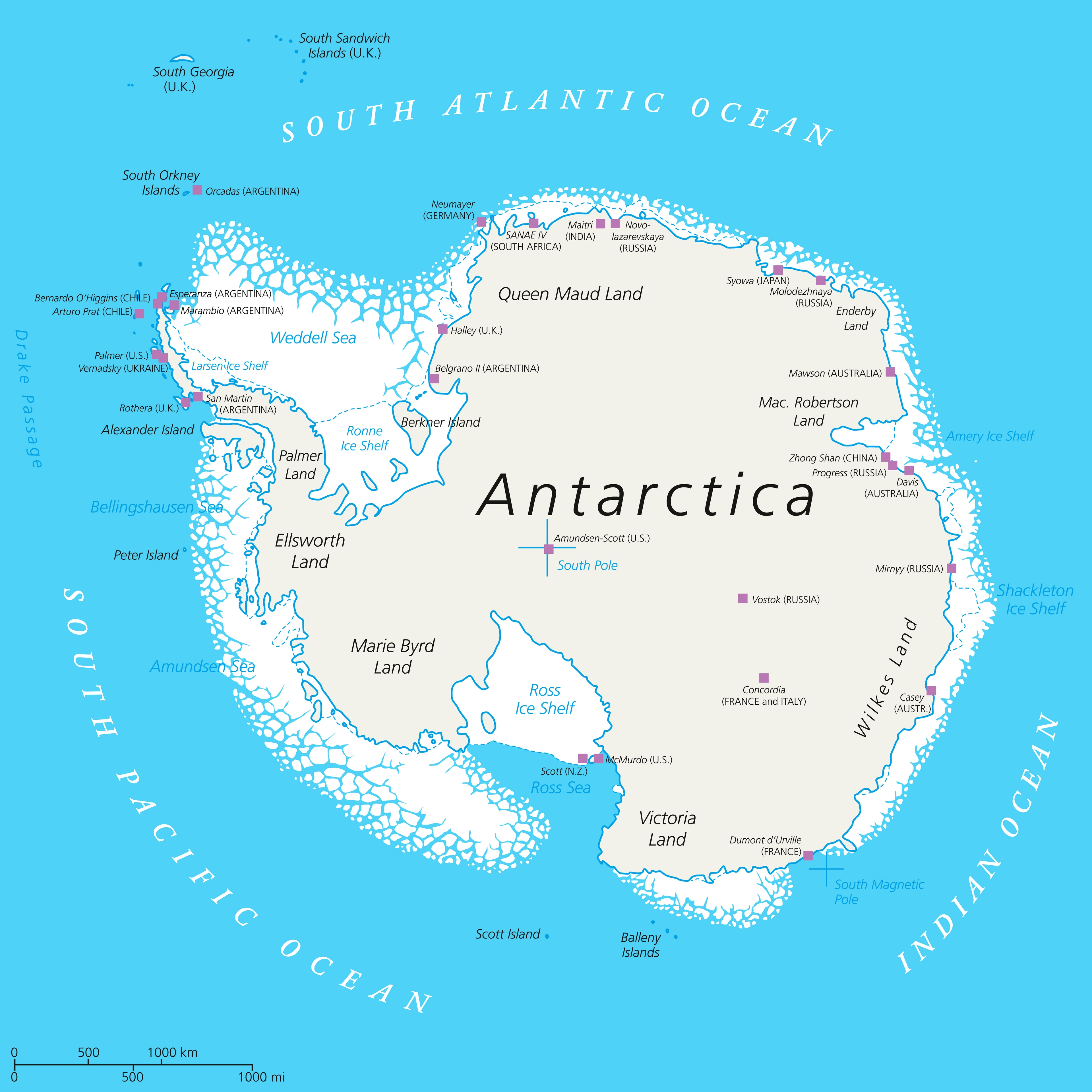 chilean sea bass antarctica map