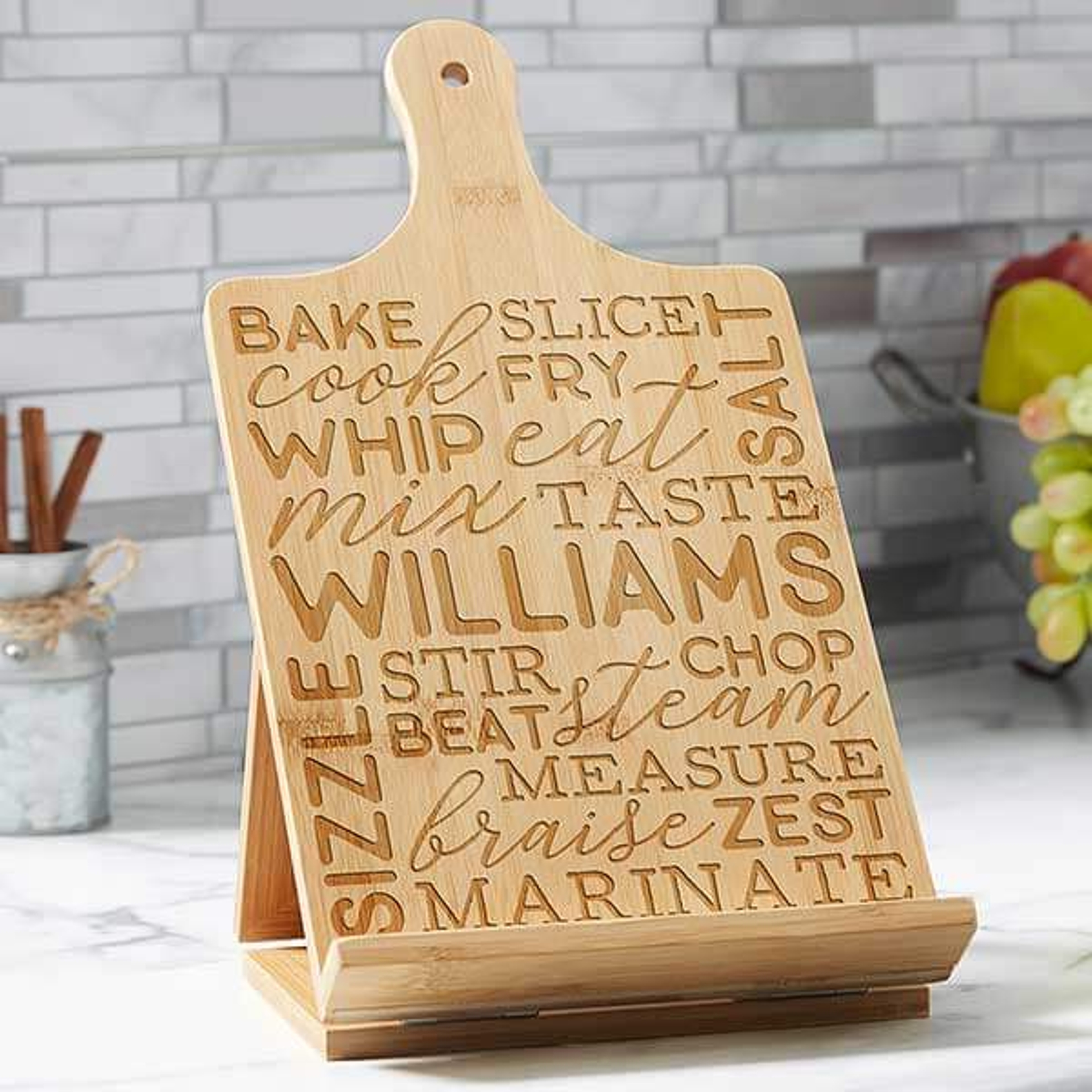 new years resolutions cookbook holder