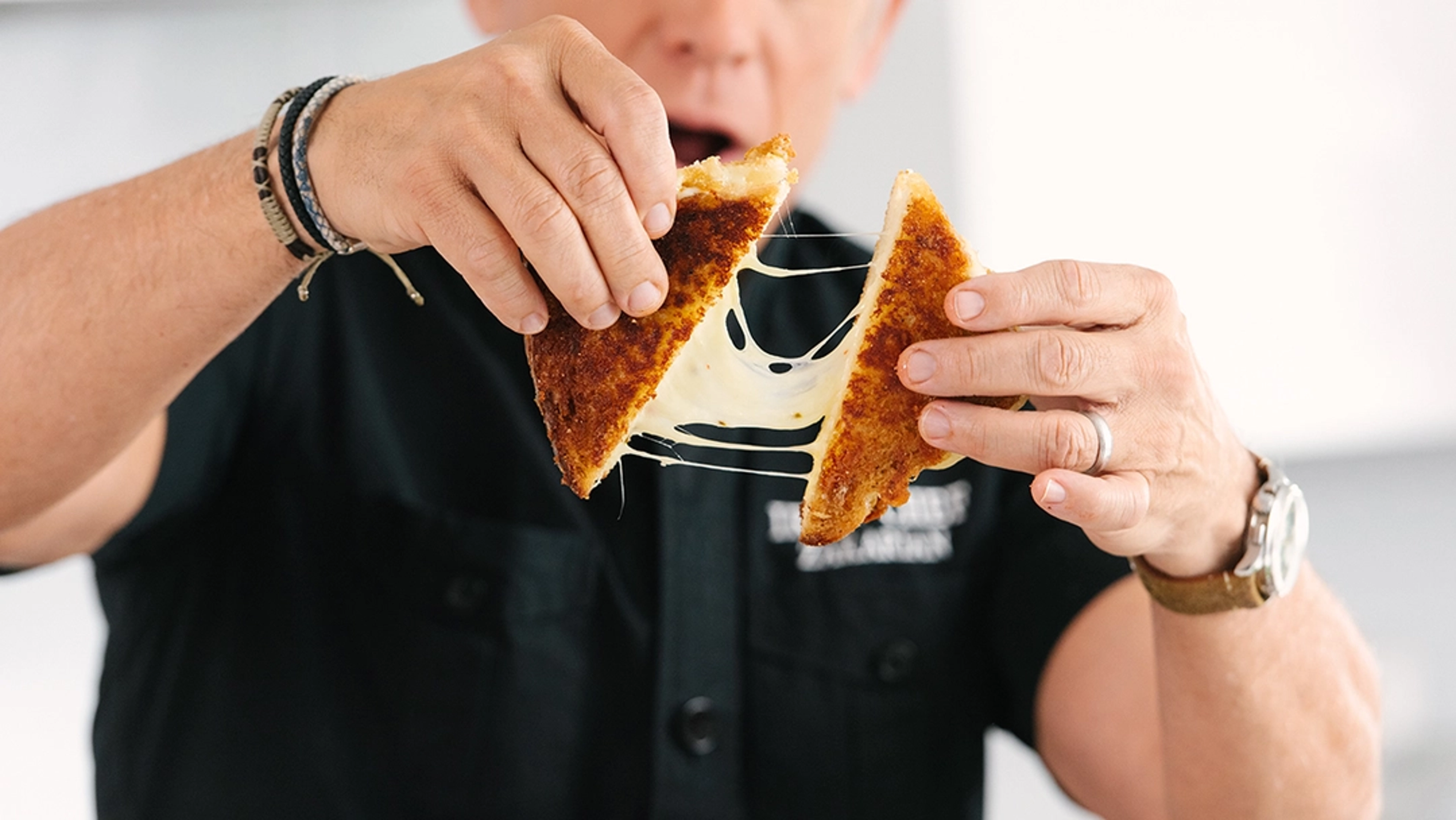 types of cheese geoffrey zakarian grilled cheese cheese pull