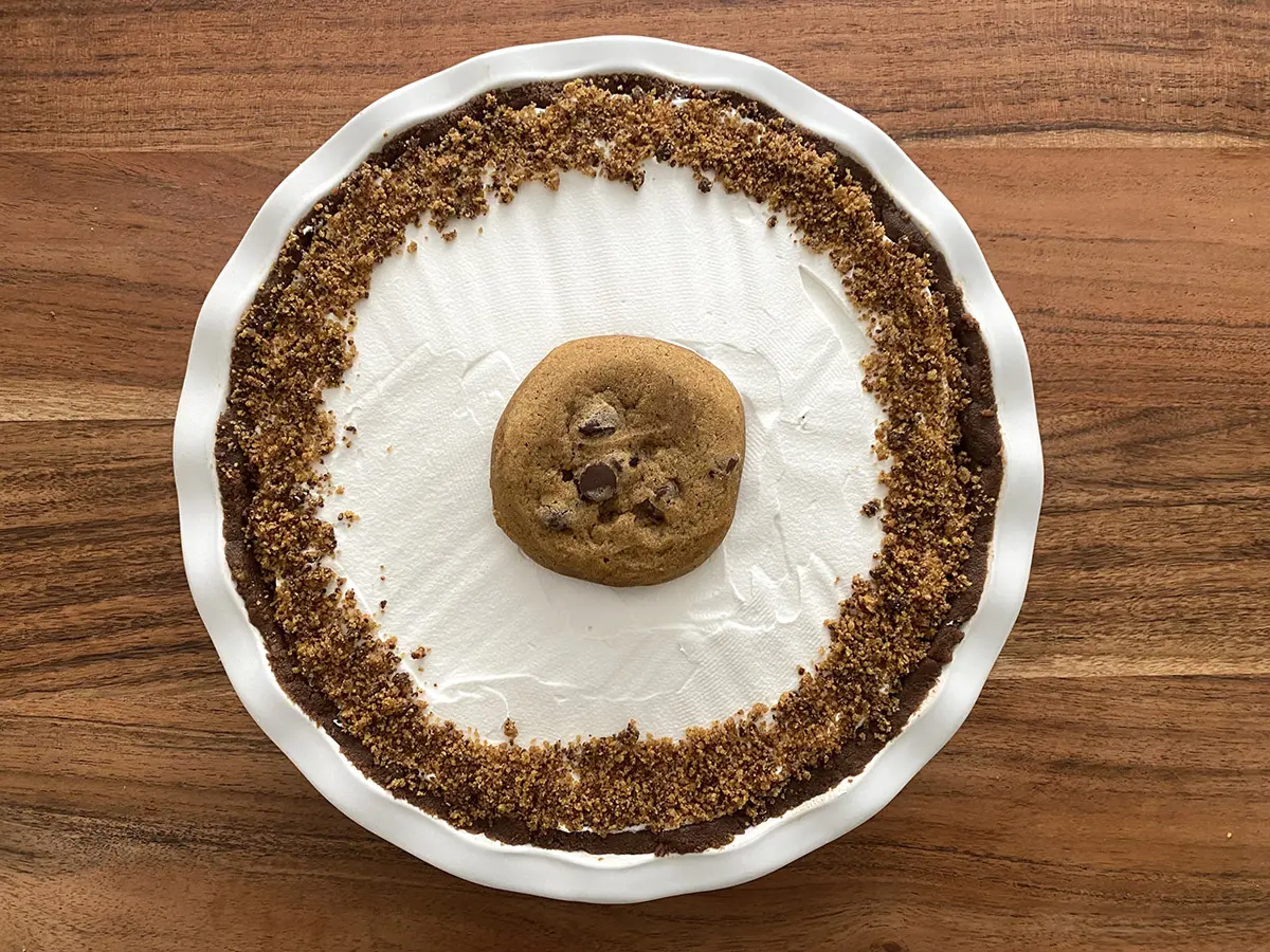 Pumpkin Cookie Pie finished