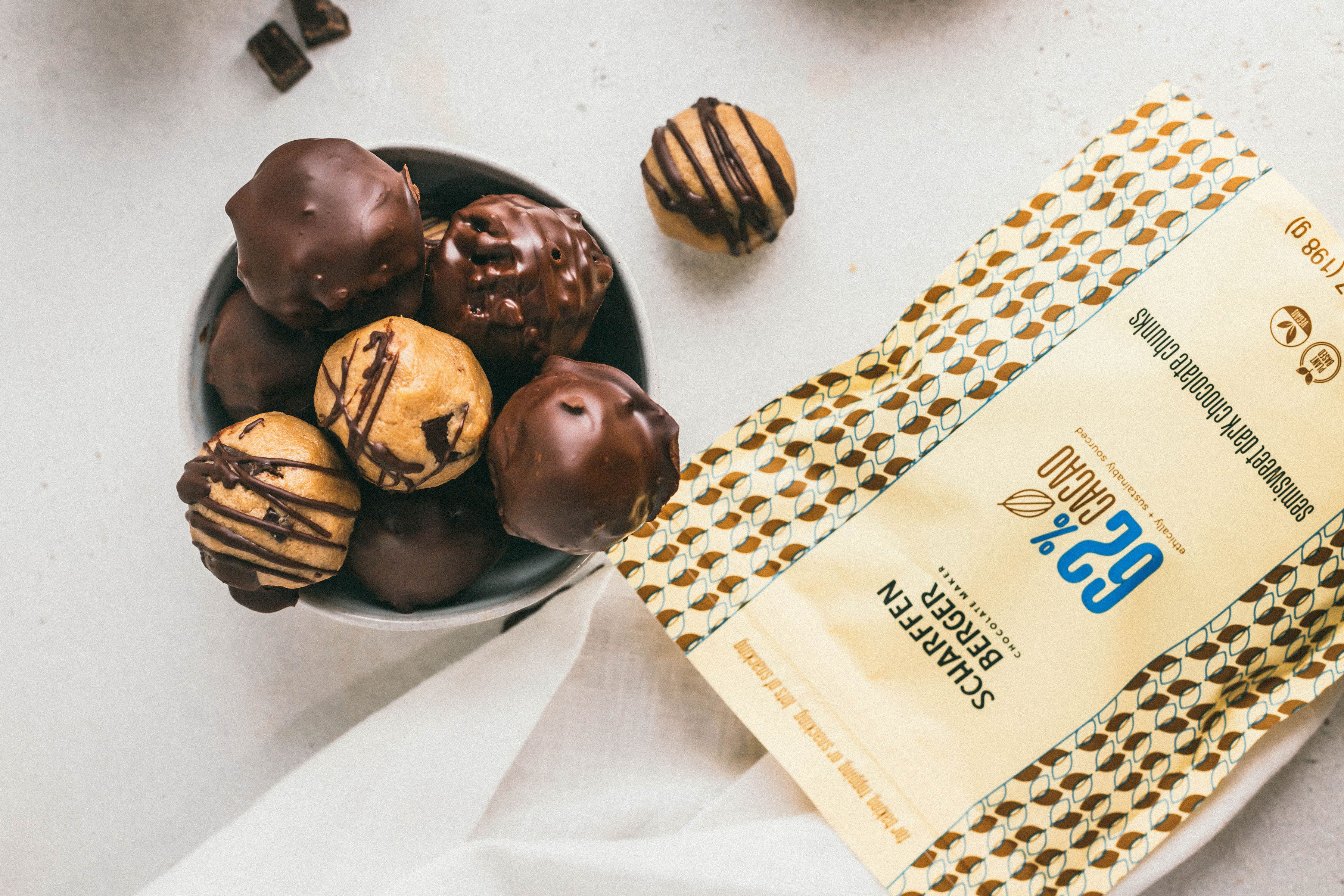 Chocolate-Dipped Cookie Dough Balls | The Table by Harry & David
