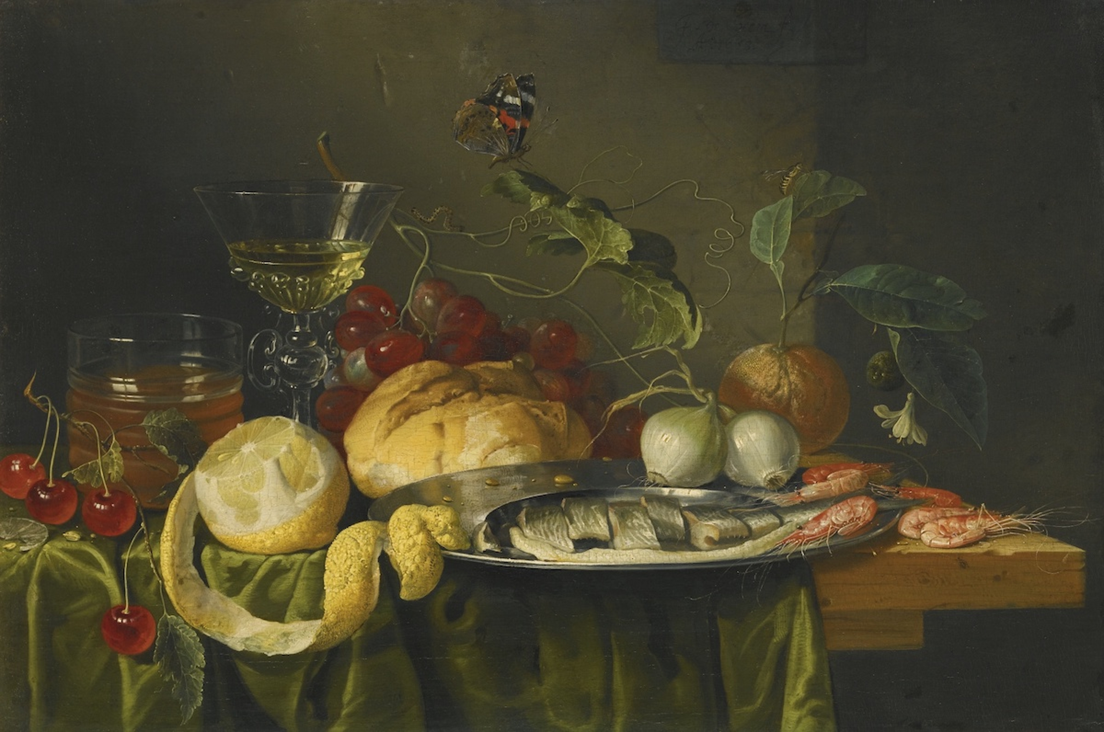 Article Cards Featured Image Jan Davidsz de Heem Herring and Onions with Fruit and Wine L J W