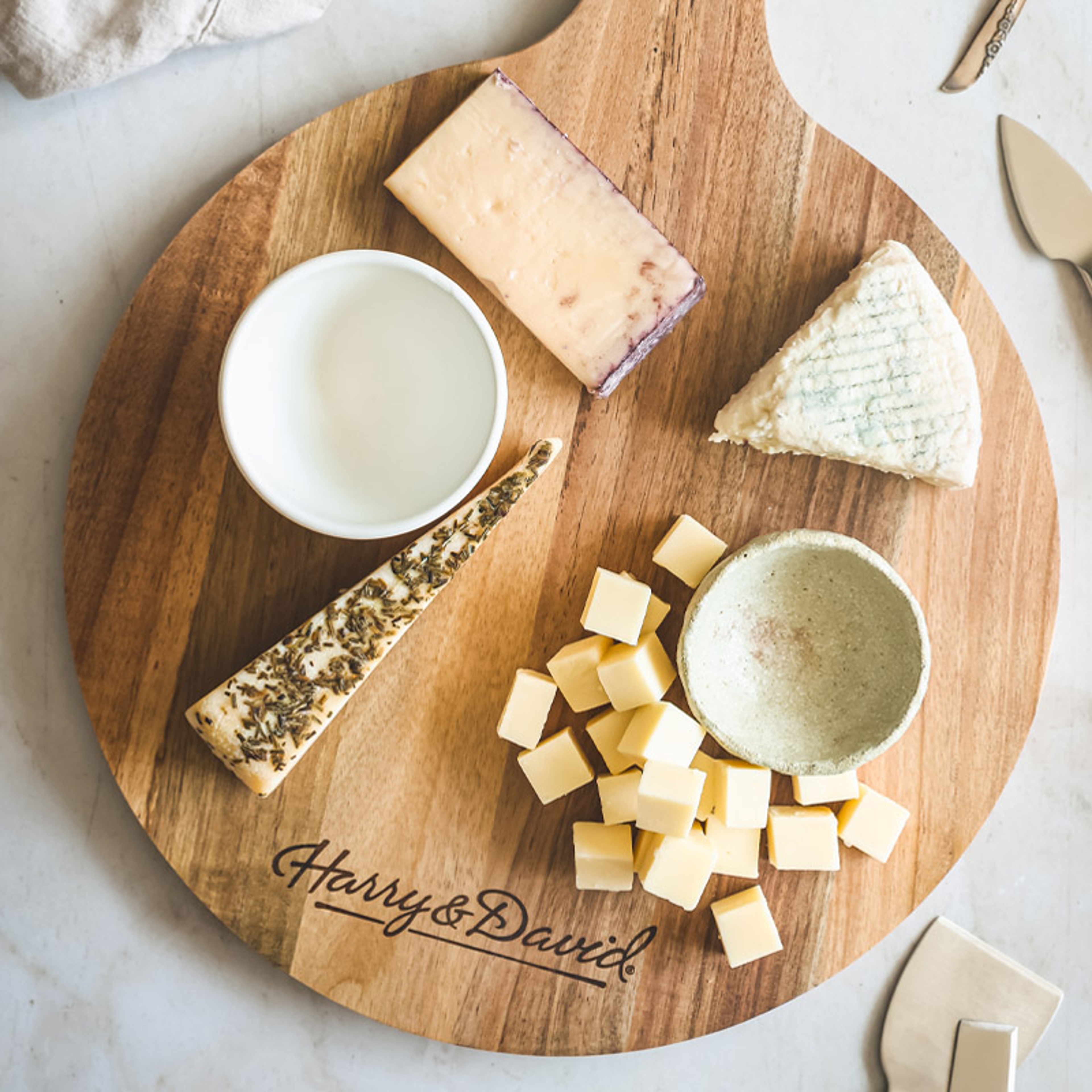 creating charcuterie board step