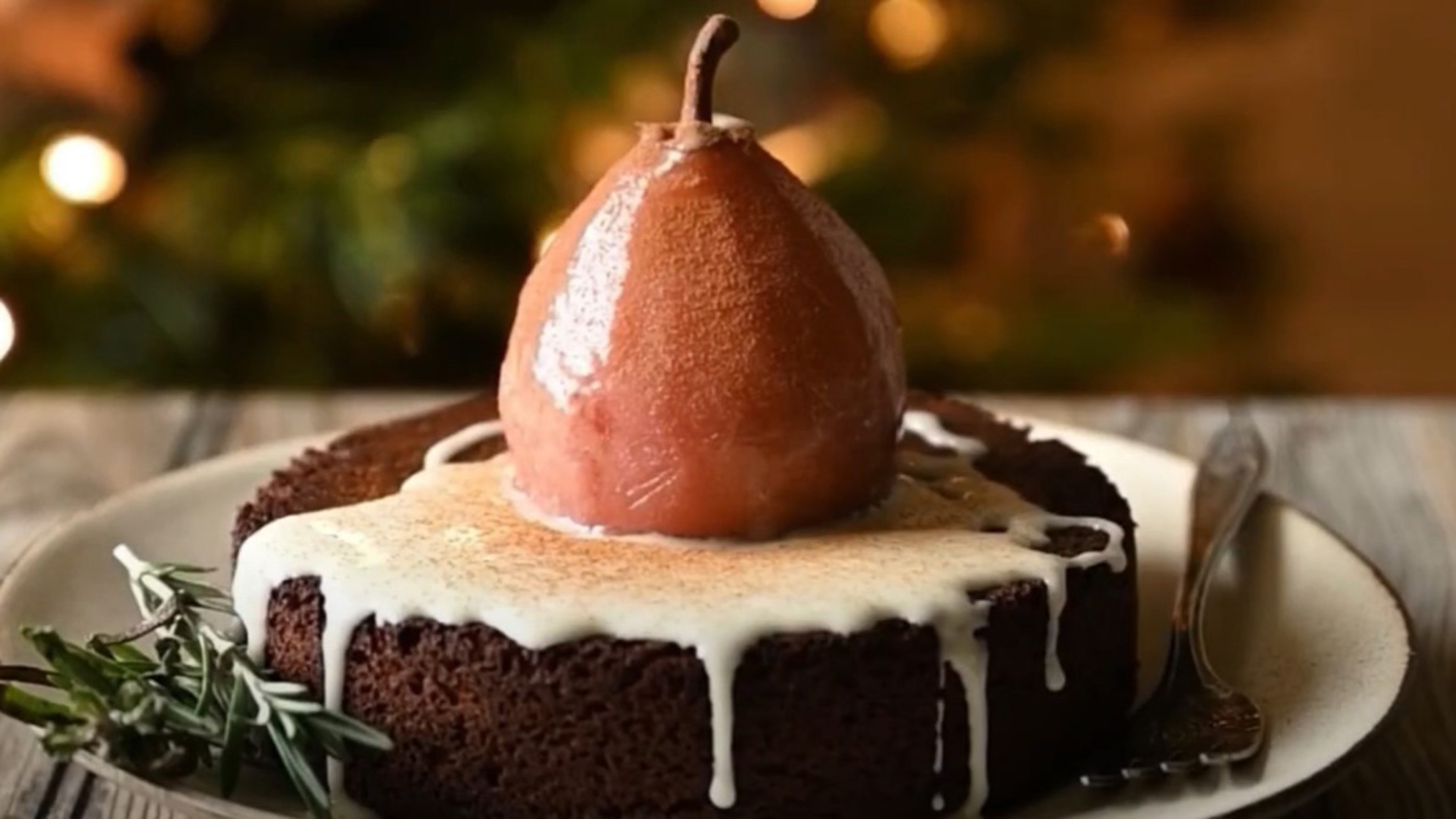 spiced pear cake x