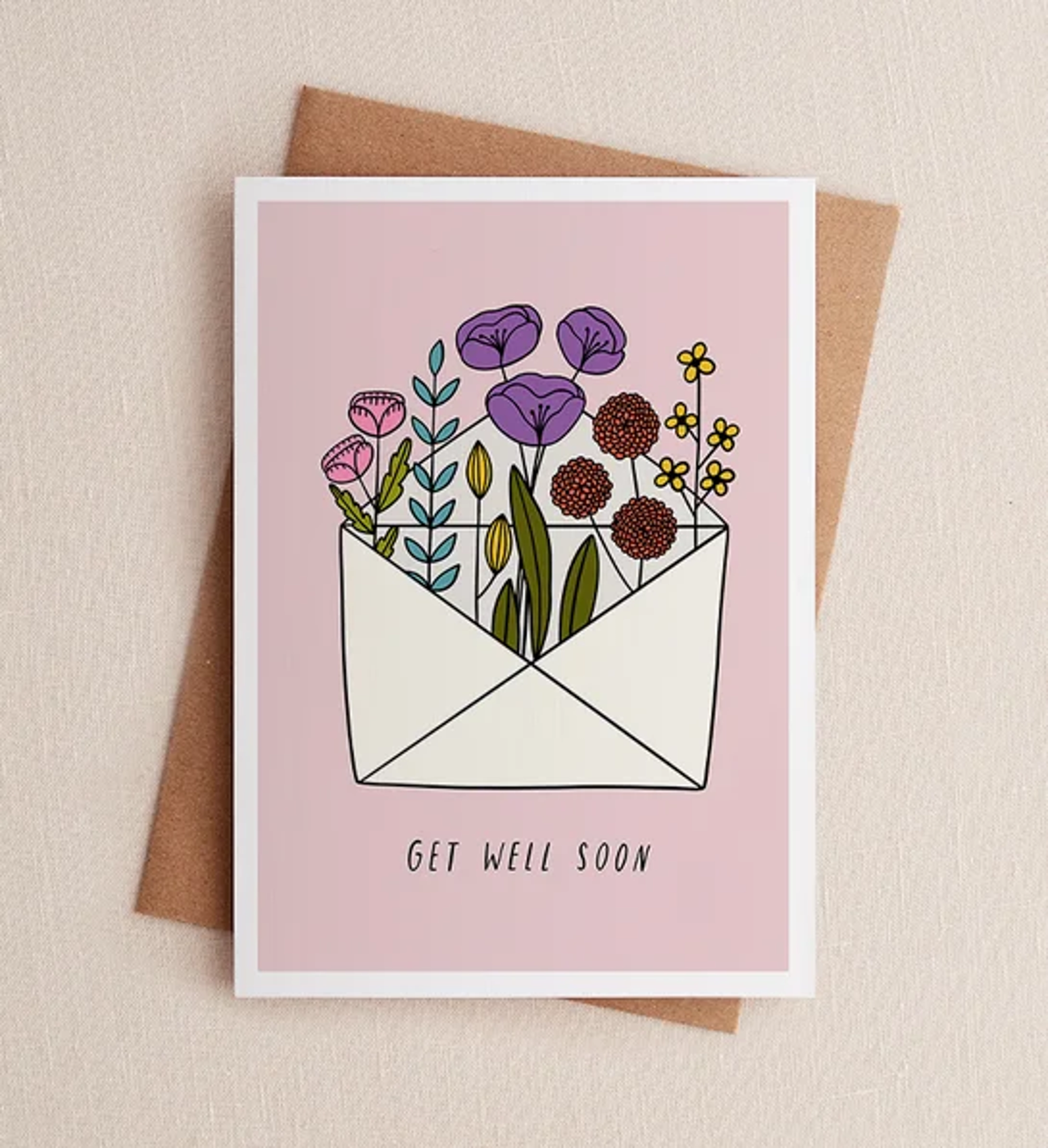 get well soon messages greeting card