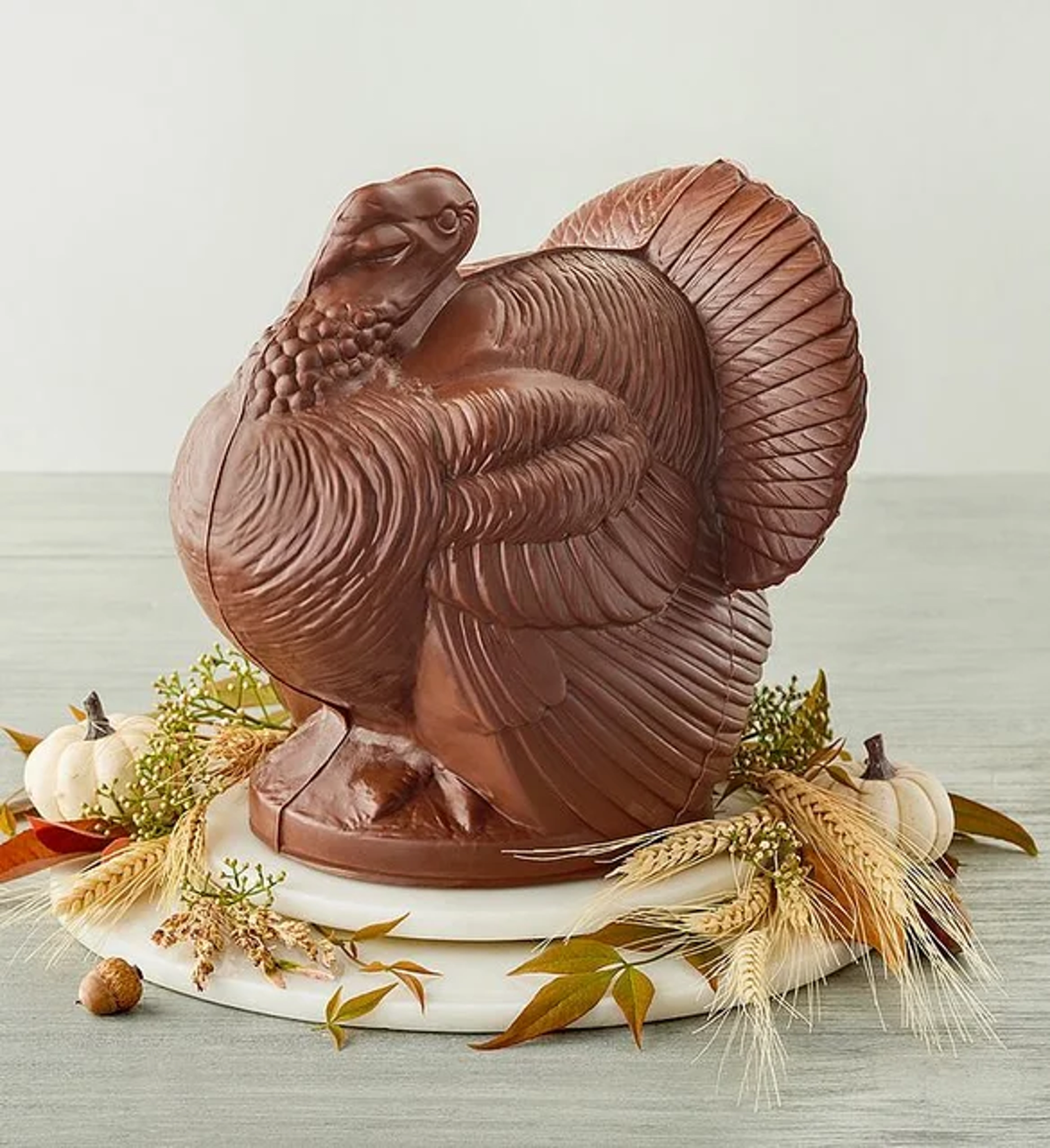 fall gifts chocolate turkey centerpiece