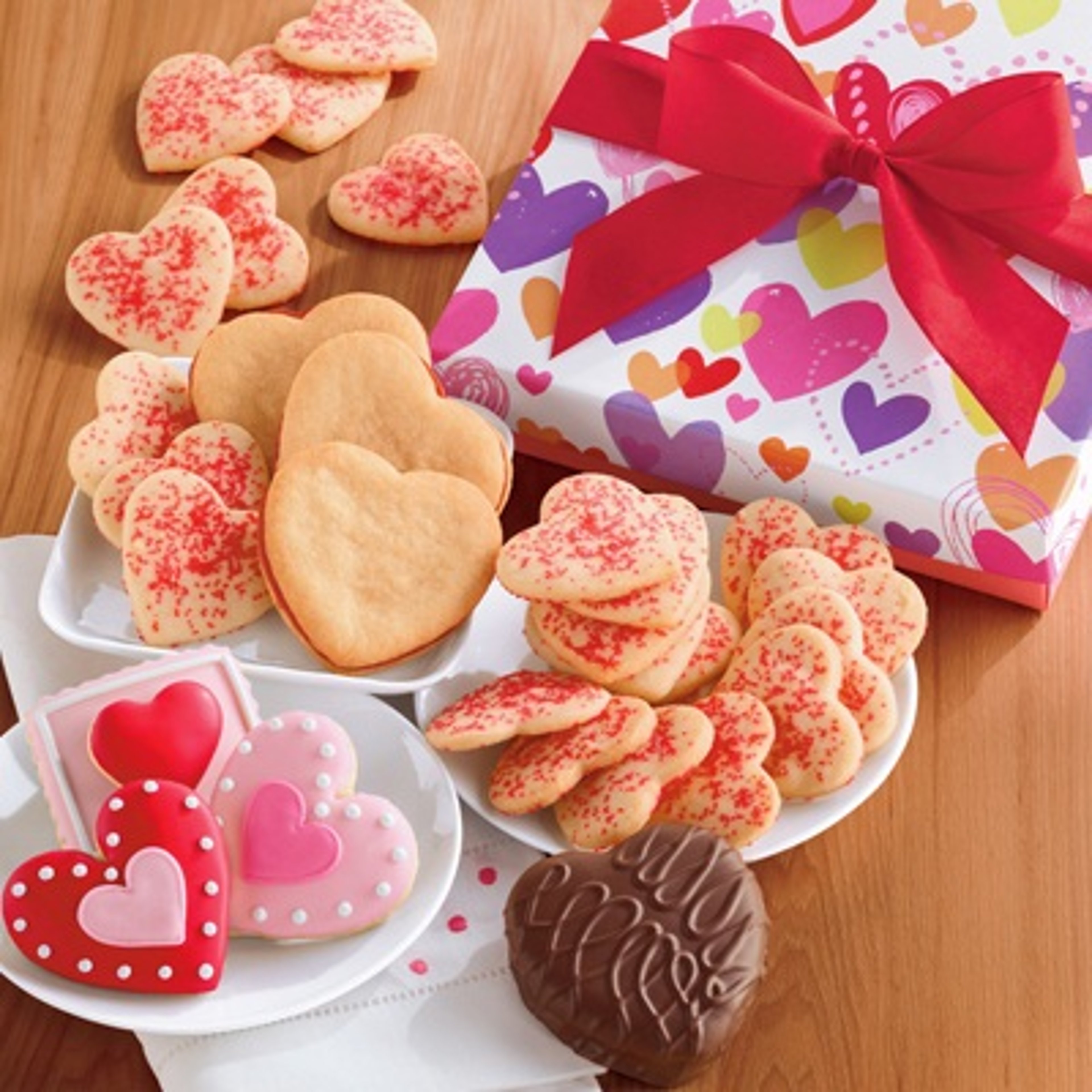 Valentines Day Cookie Gift Box