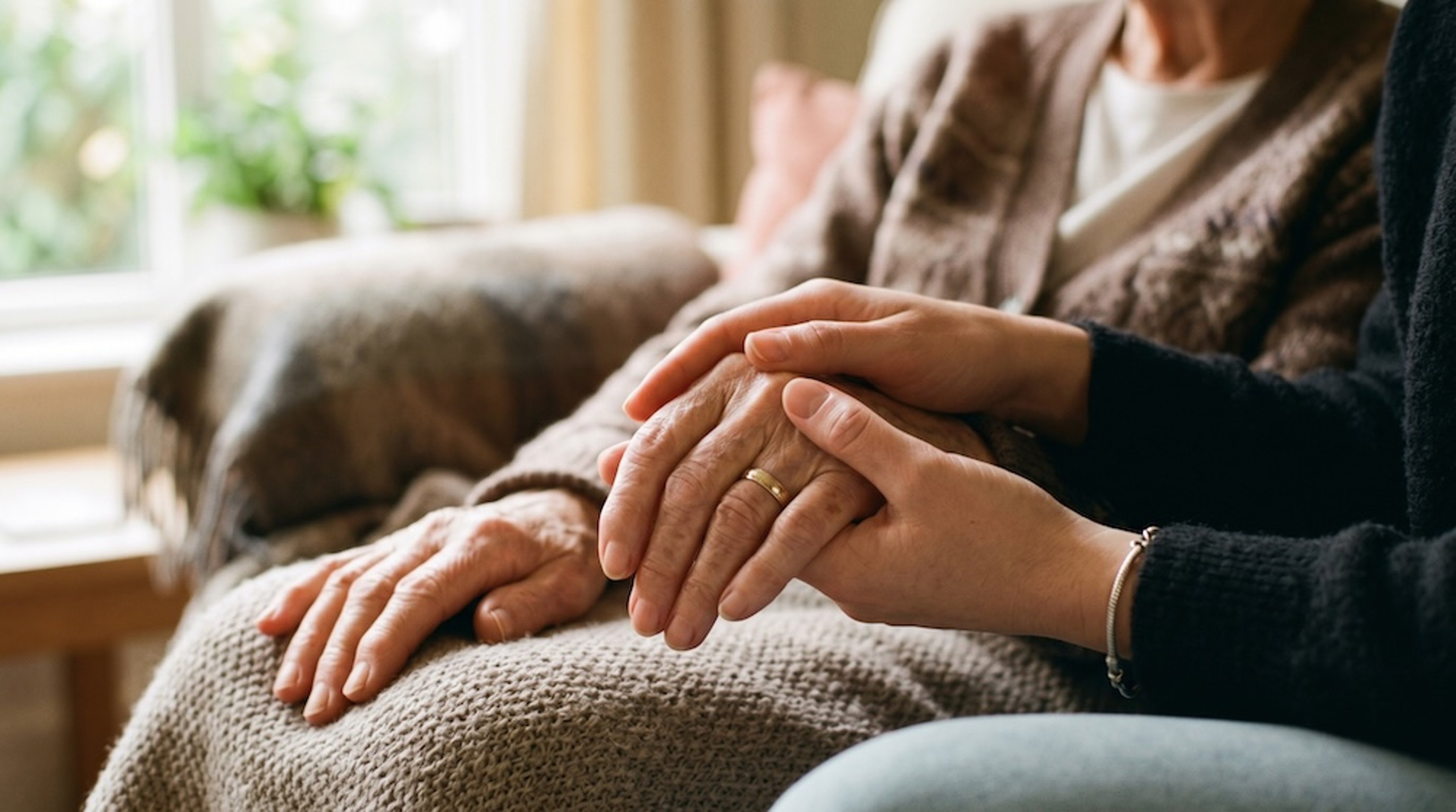 caregiving hands